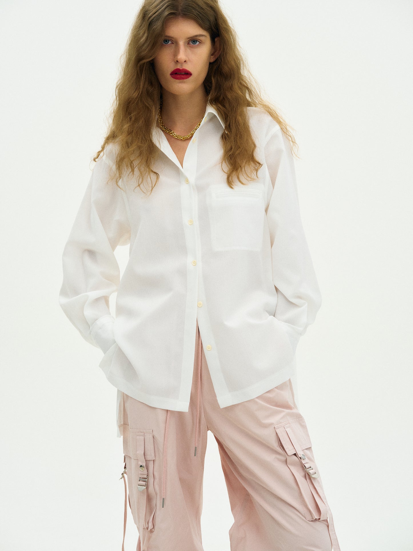 Textured Shirt, White
