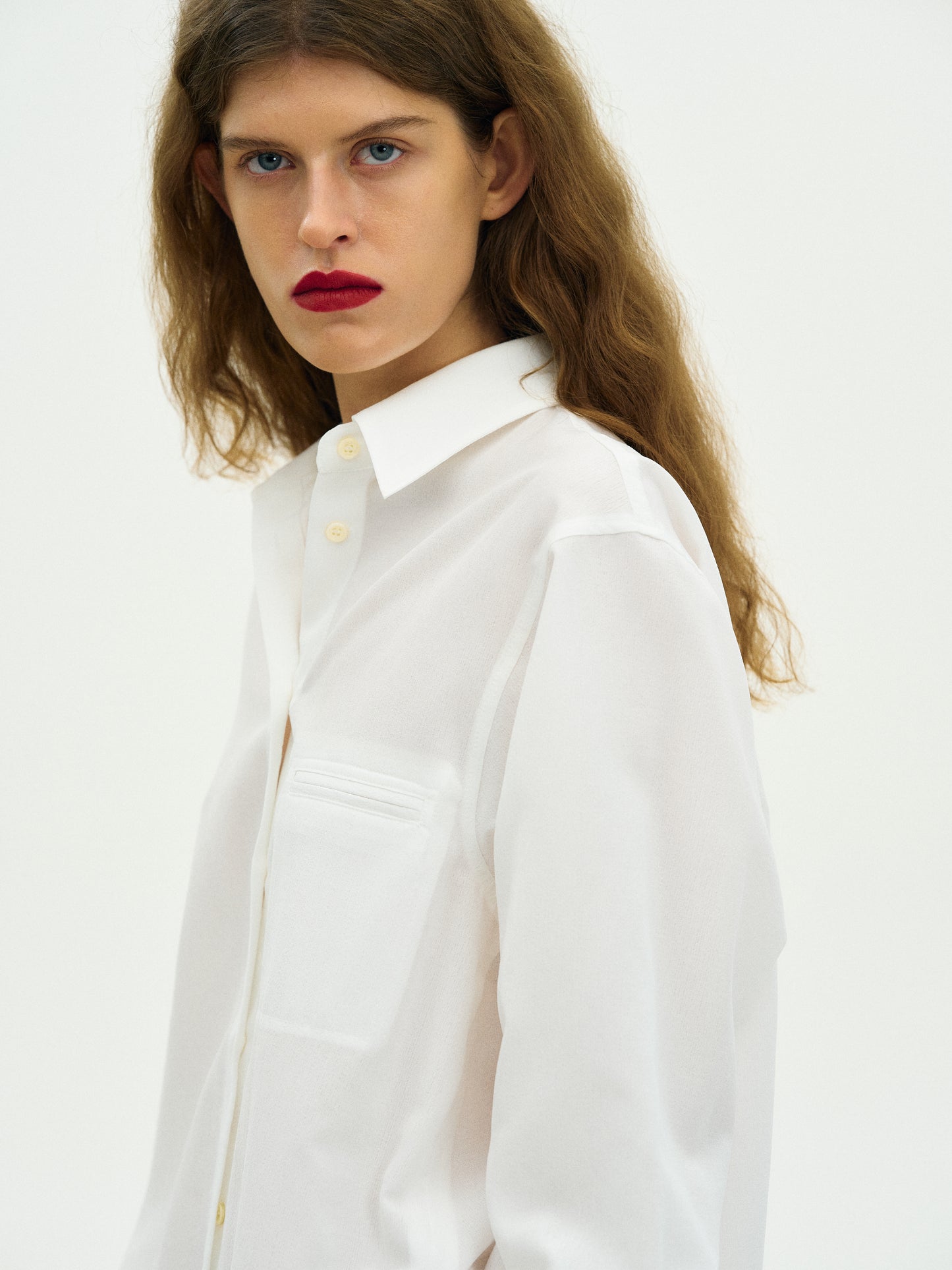 Textured Shirt, White