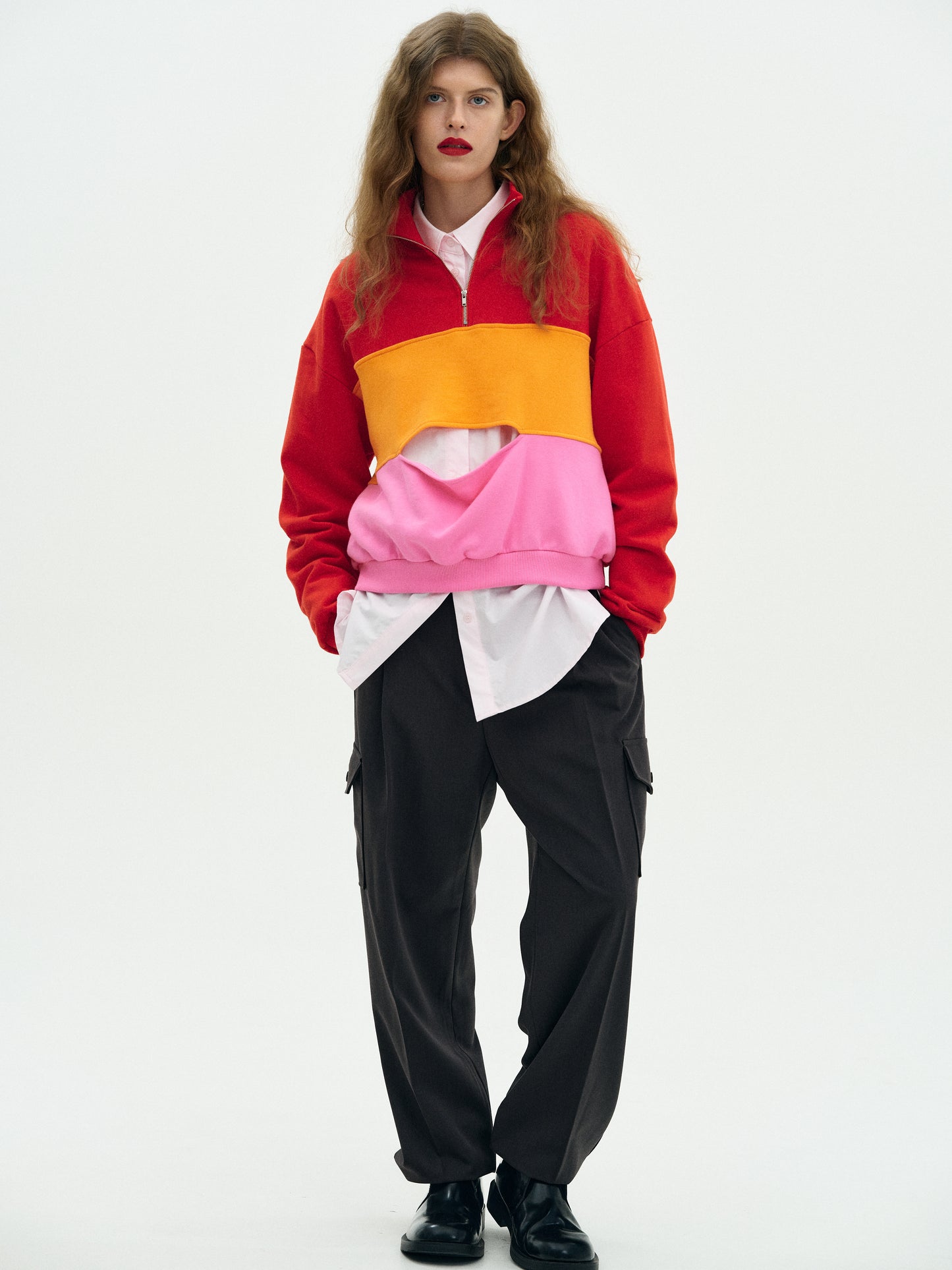 Cargo Suiting Pants, Pebble