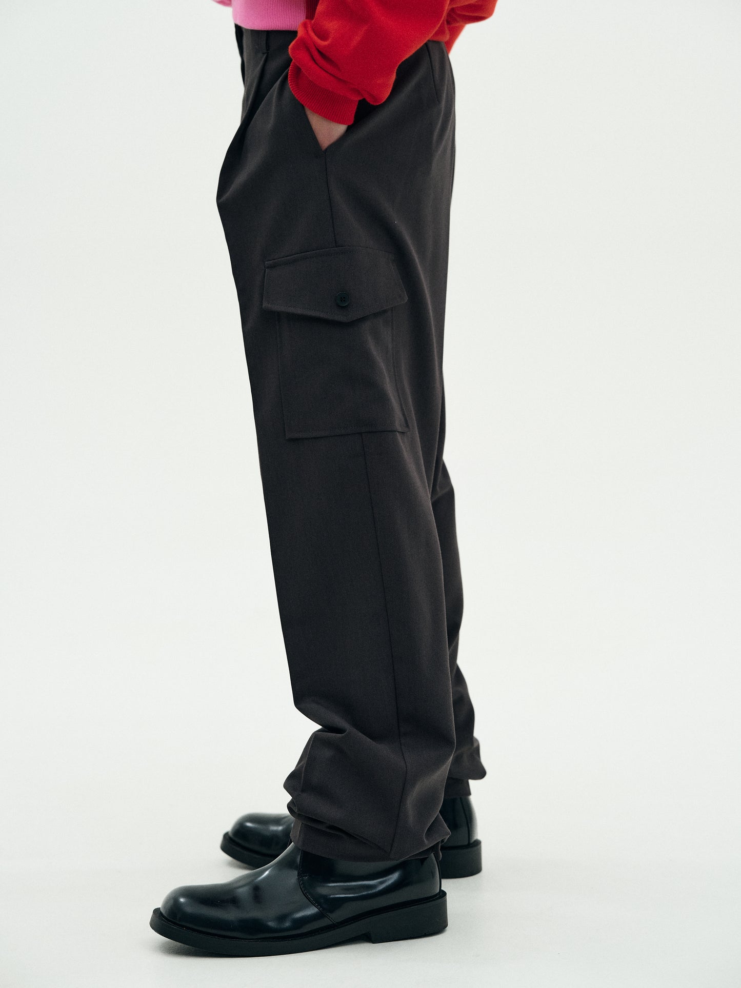 Cargo Suiting Pants, Pebble