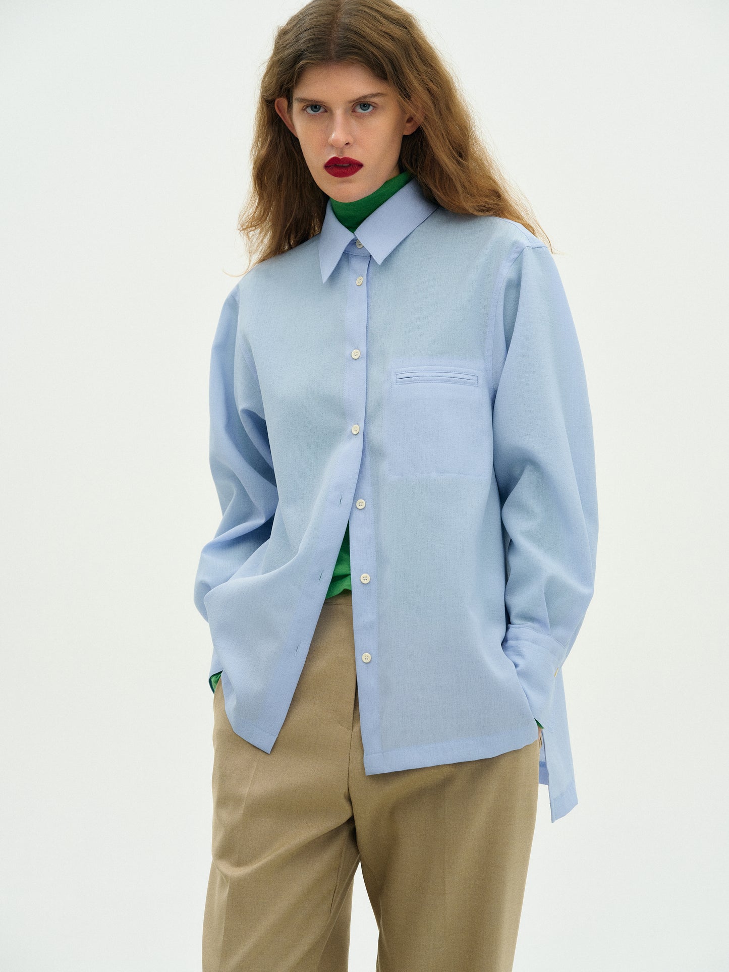 Textured Shirt, Blue