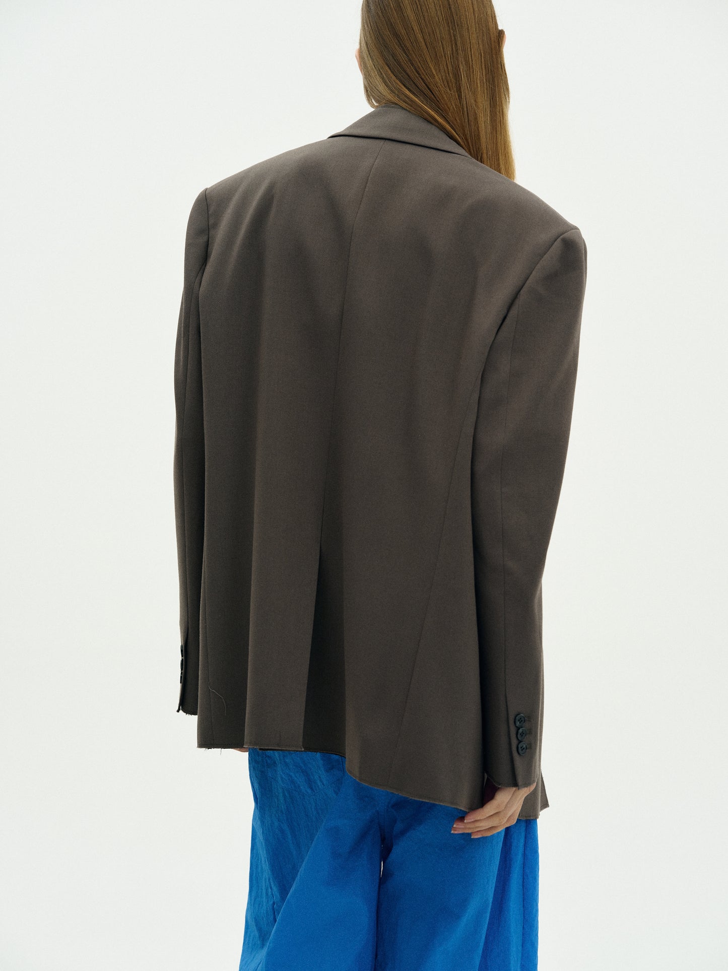 Twill Over-Fit Blazer, Cedar
