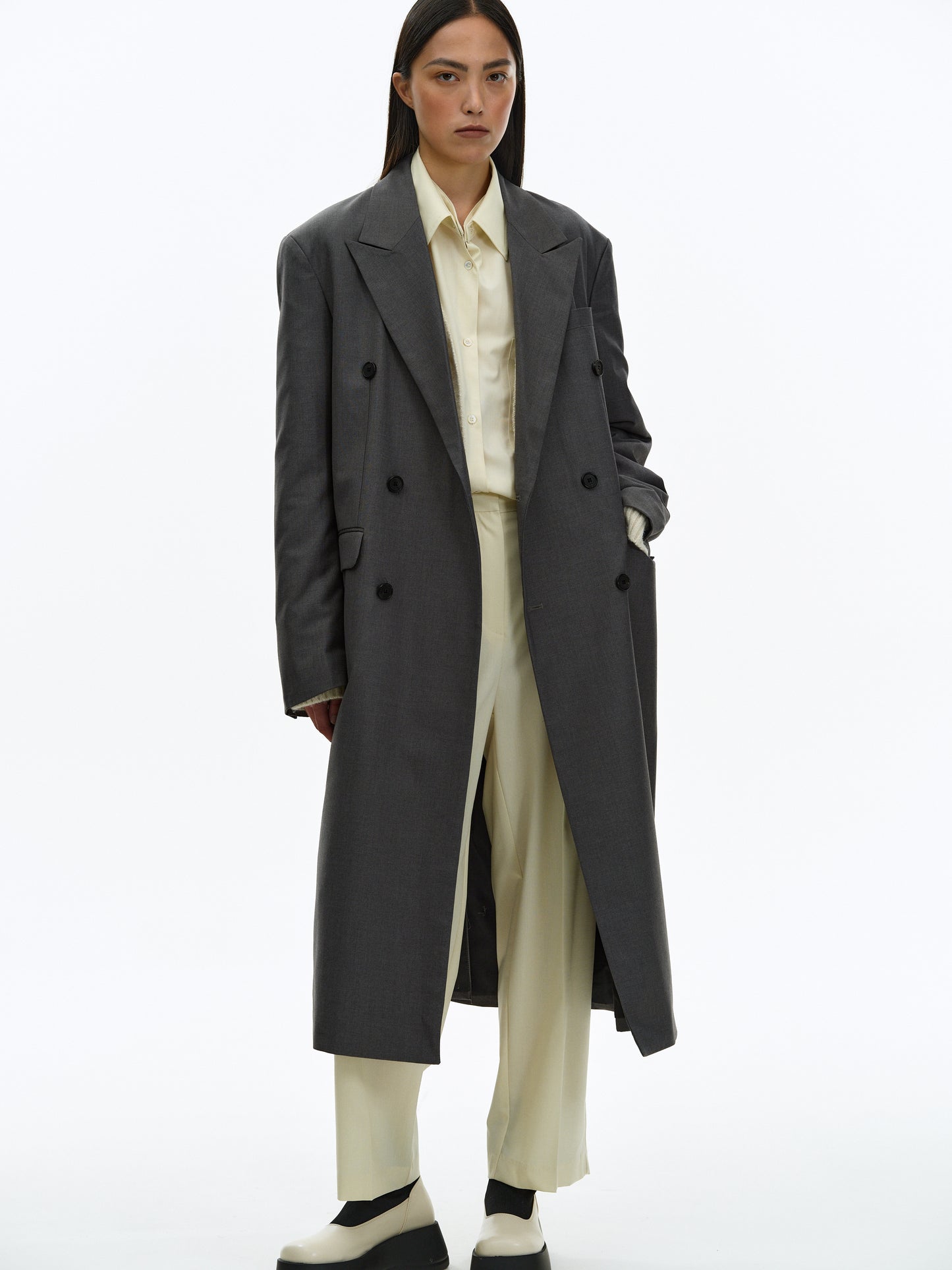Double-Breasted Mens Blazer, Anchor