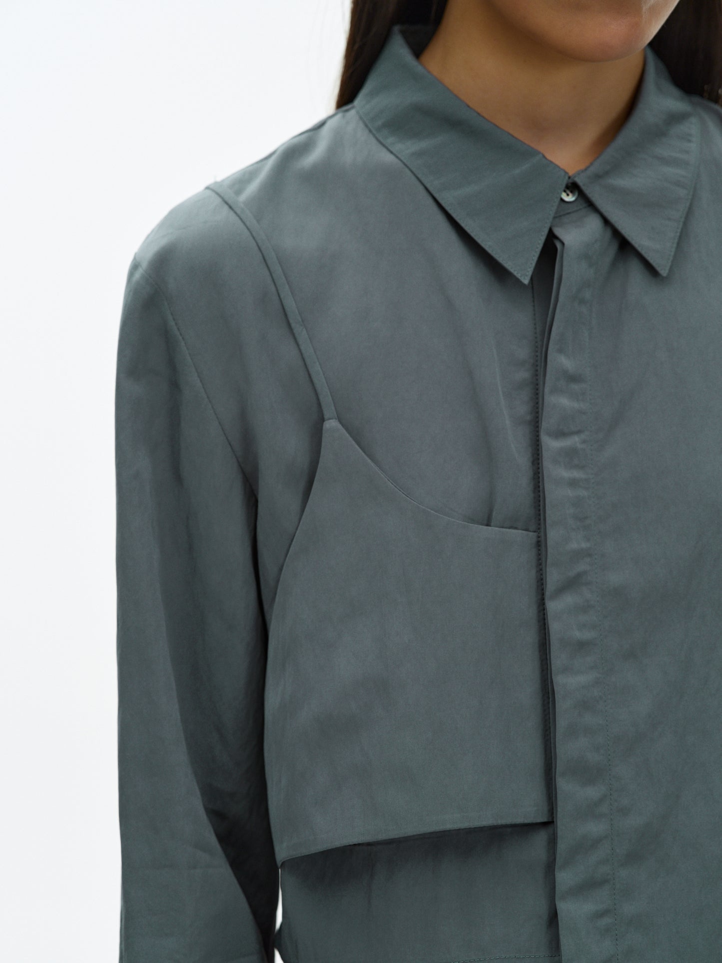 Layered Shirt, Spruce Blue