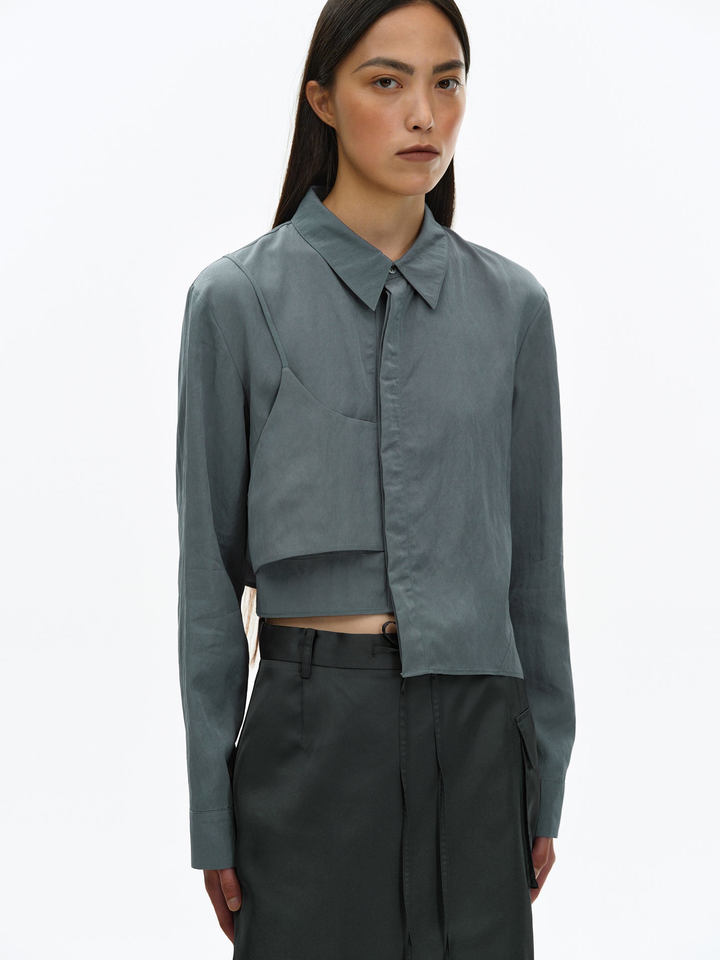 Layered Shirt, Spruce Blue