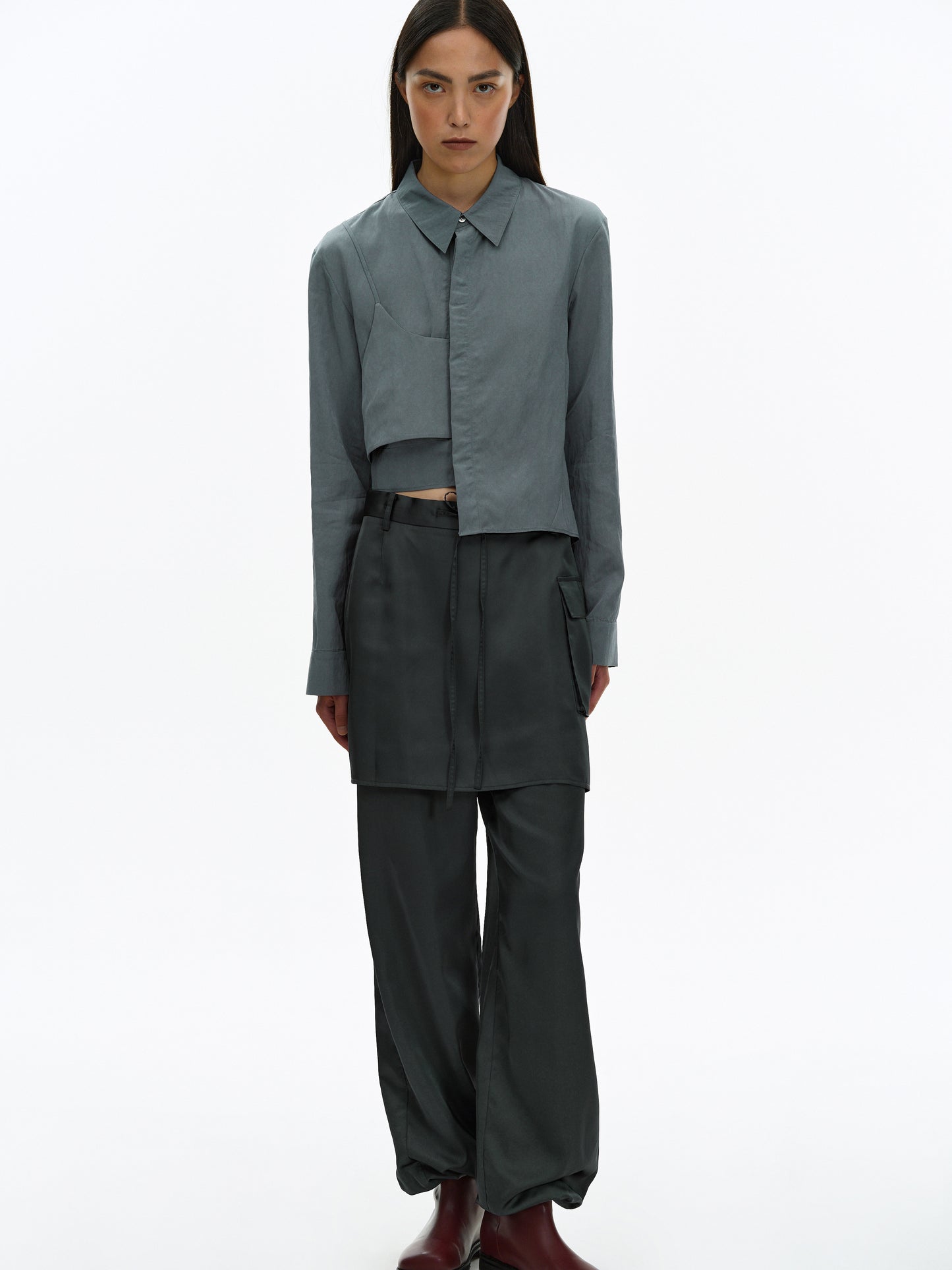 Layered Shirt, Spruce Blue