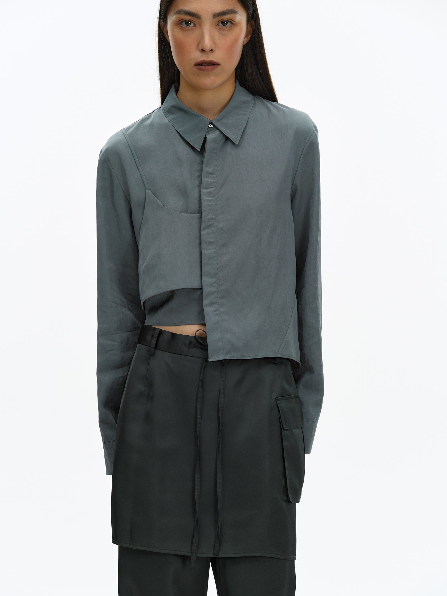 Layered Shirt, Spruce Blue