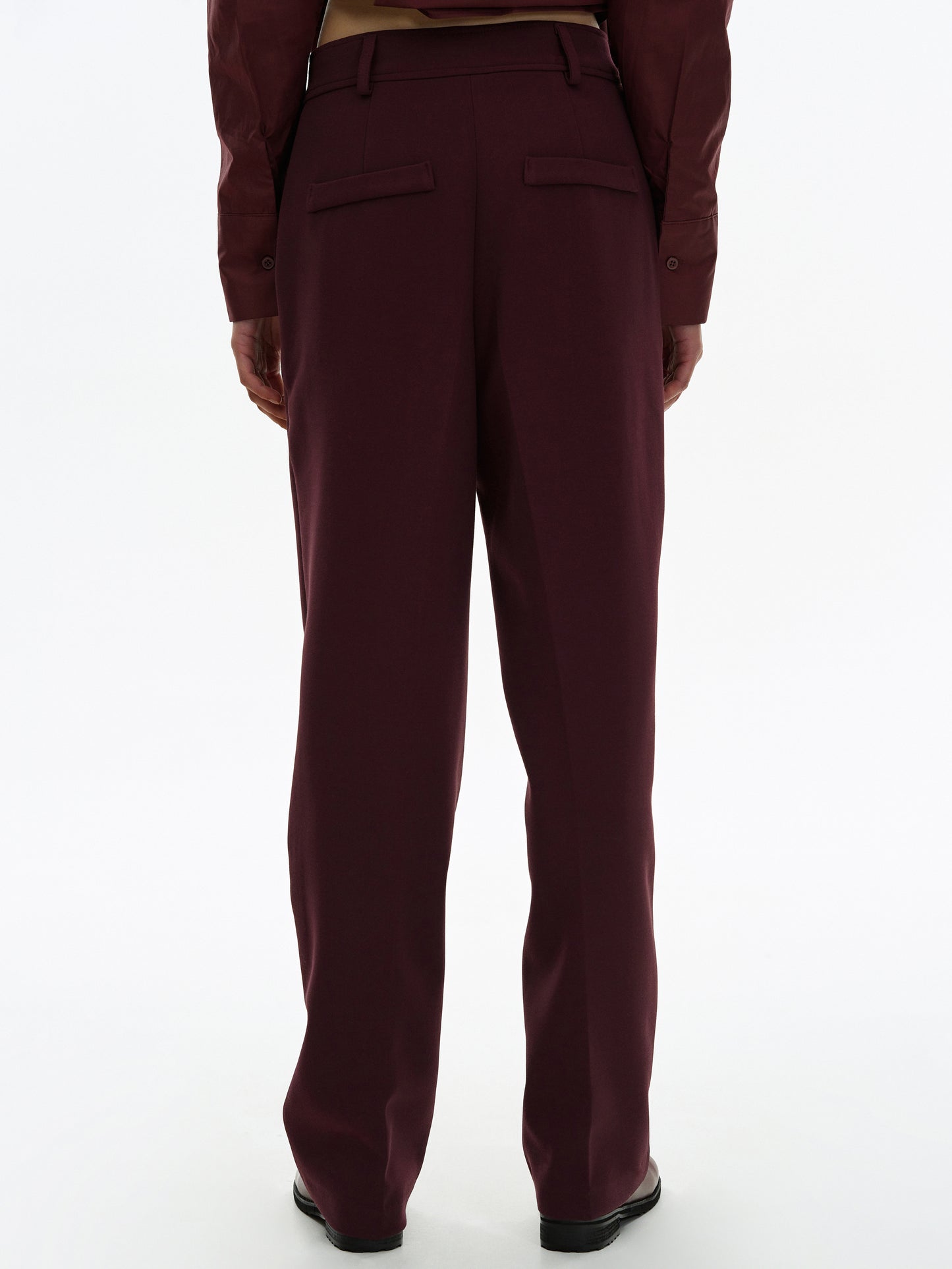 Stretch Slim Trousers, Bordeaux