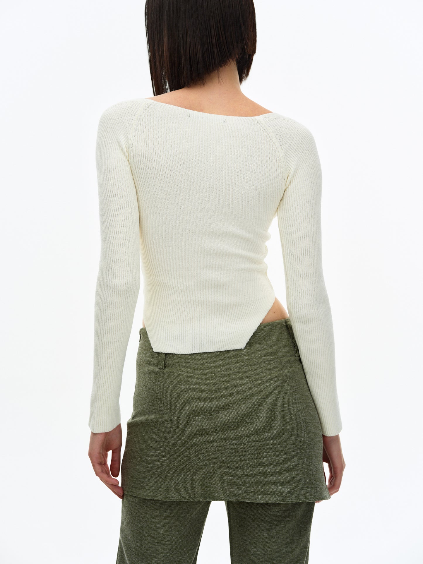 Sweetheart Rib Knit, Powder
