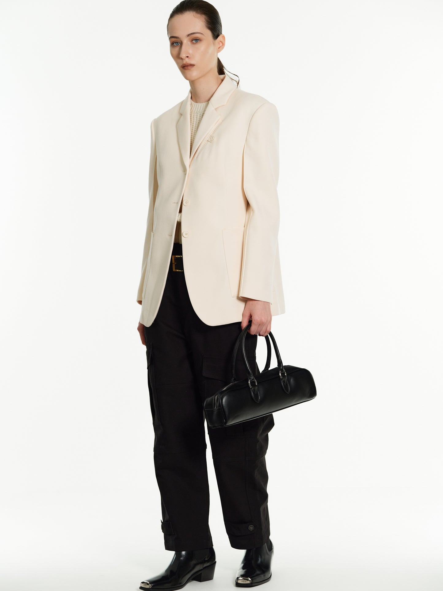 Long Rectangular Bag, Black