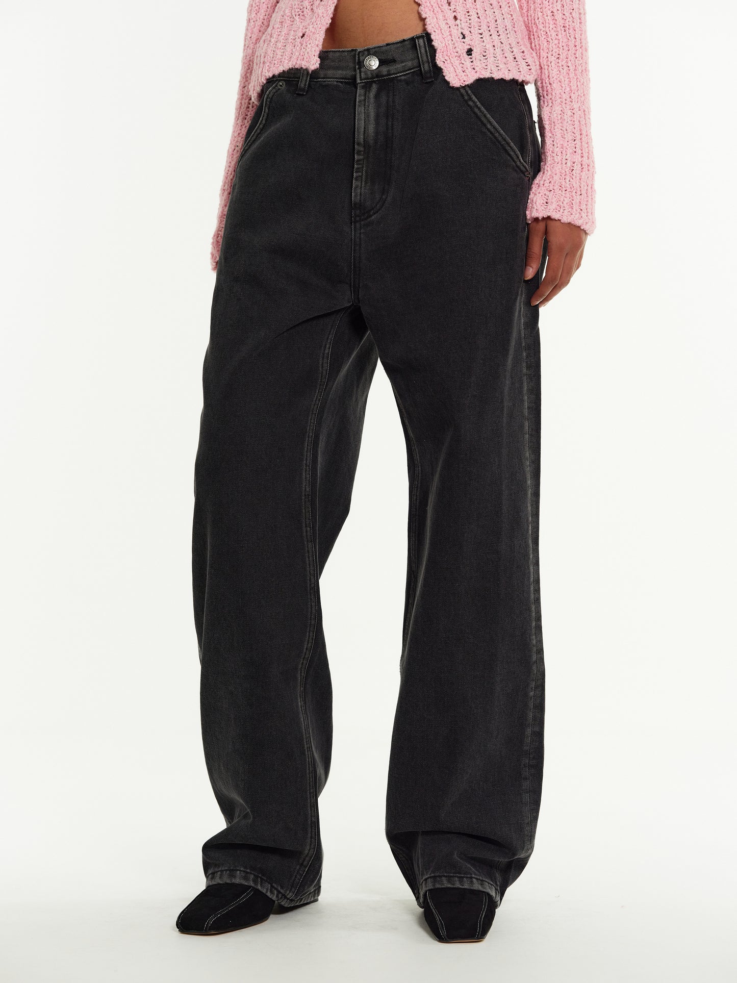 Faded Jeans, Washed Black