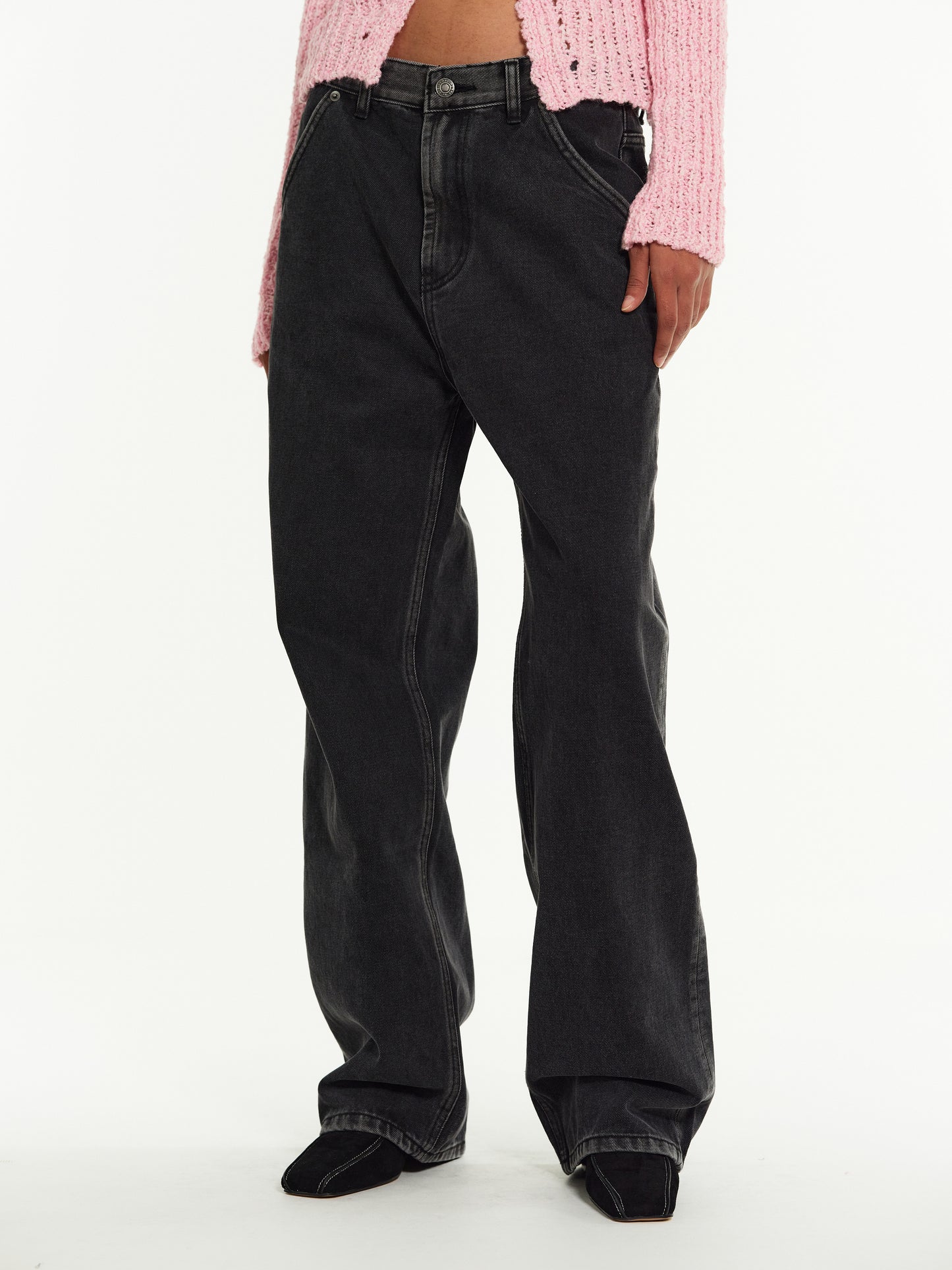 Faded Jeans, Washed Black