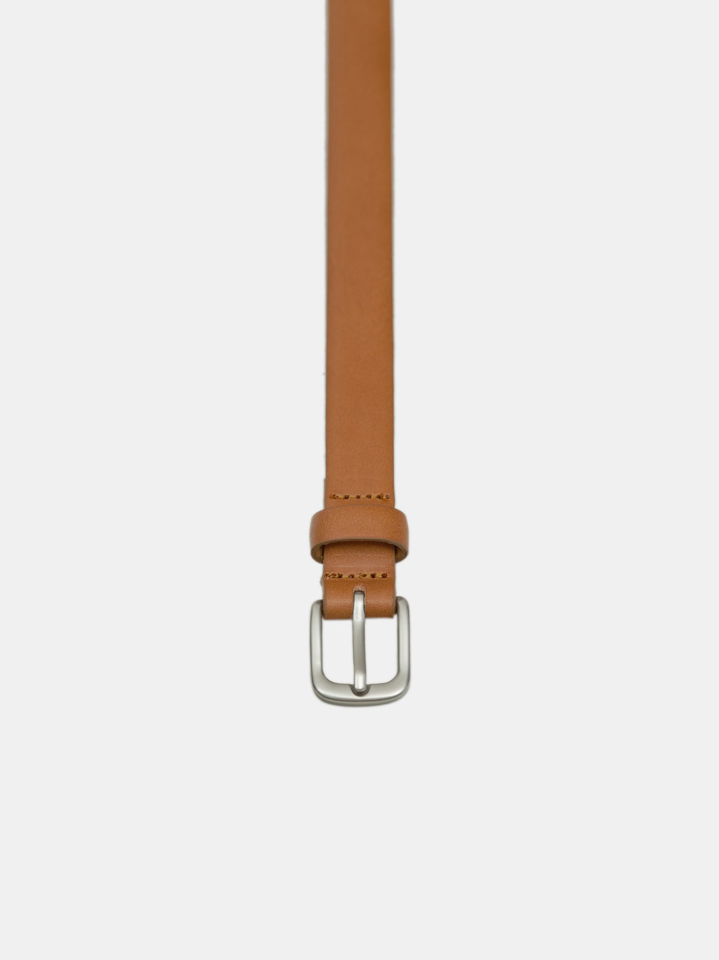 Thin Leather Belt, Camel