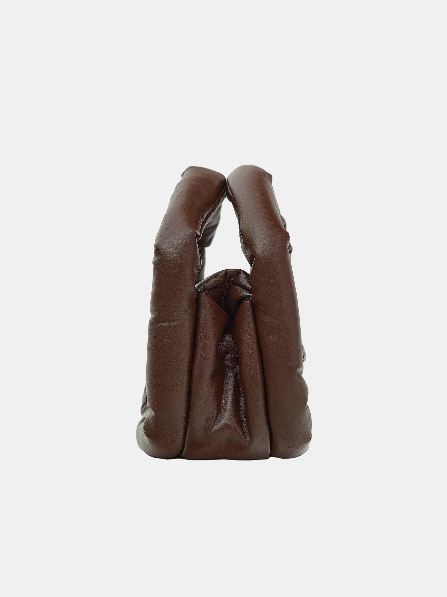 Padded Tote Bag, Chocolate