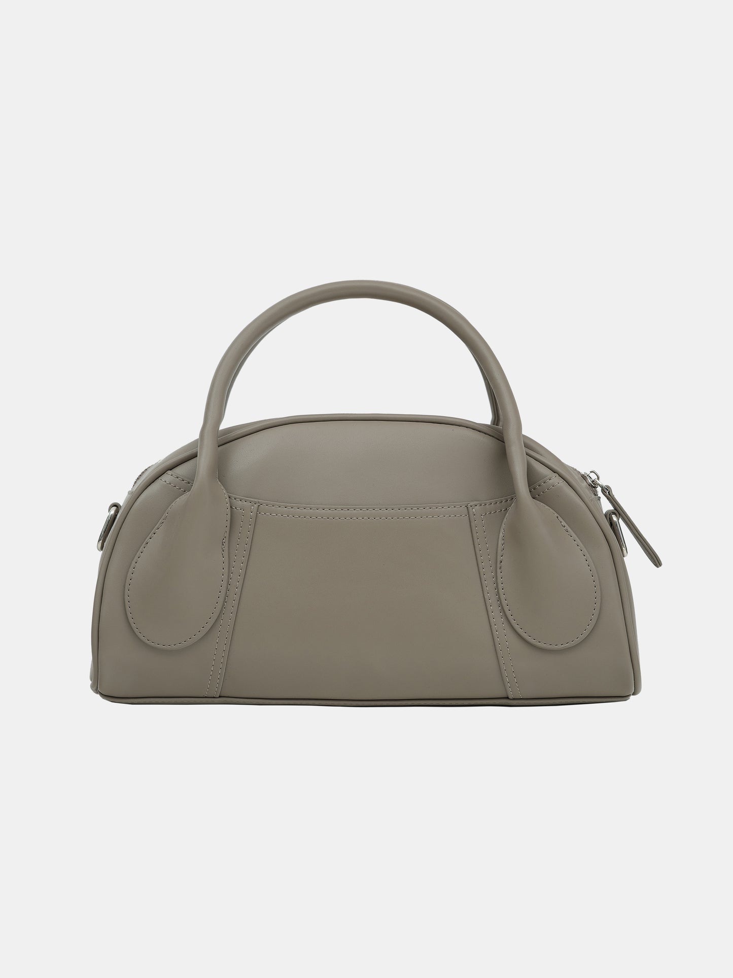 Leather Bowling Bag, Ocher