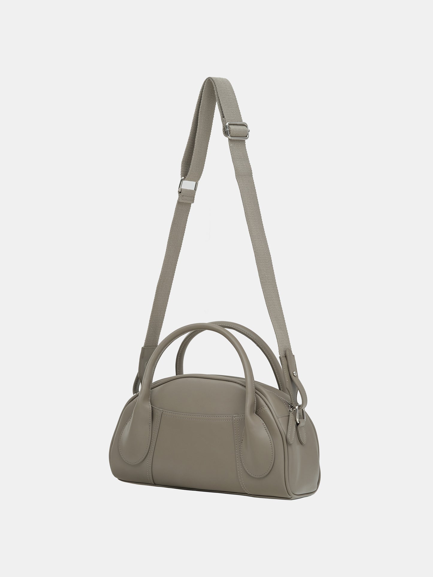 Leather Bowling Bag, Ocher