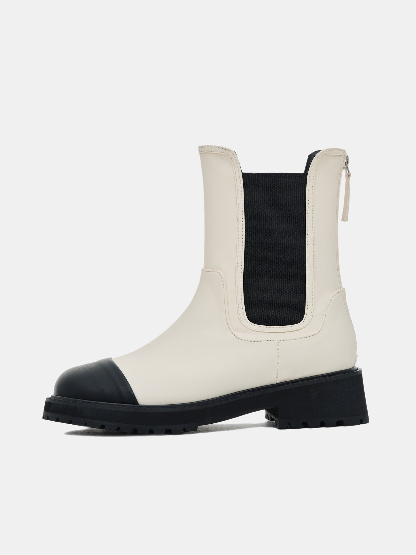 Chelsea Ankle Boots, Ivory