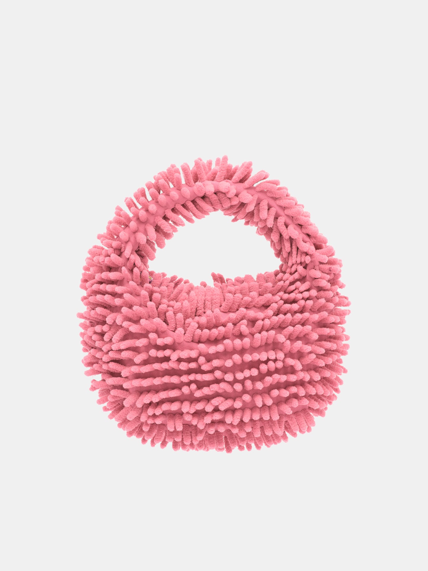 Chenille Knit Bag, Dusty Pink