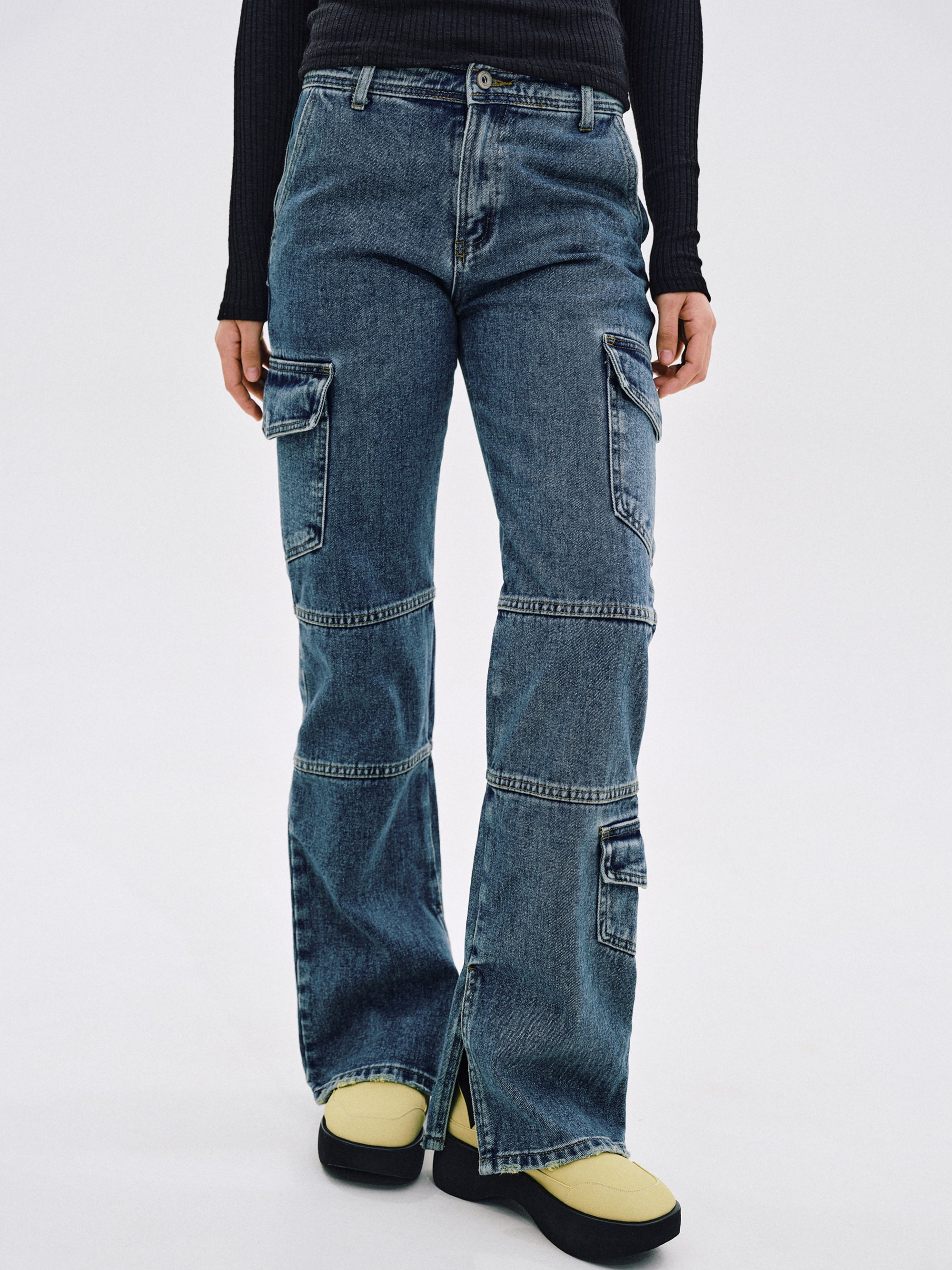 BDG Urban Outfitters Elastic Skate Womens Jeans - VINTAGE MEDIUM