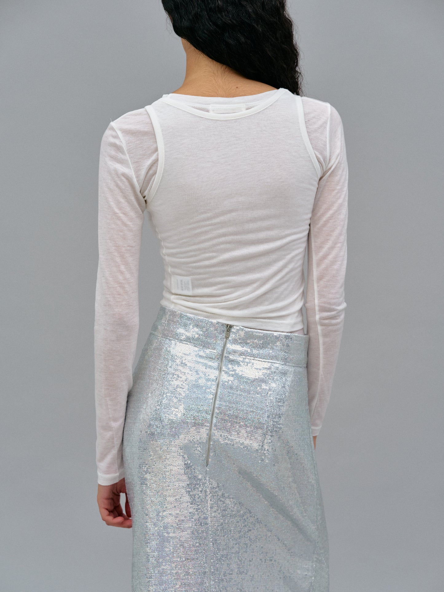 Tencel T-Shirt & Tank Set, Ivory