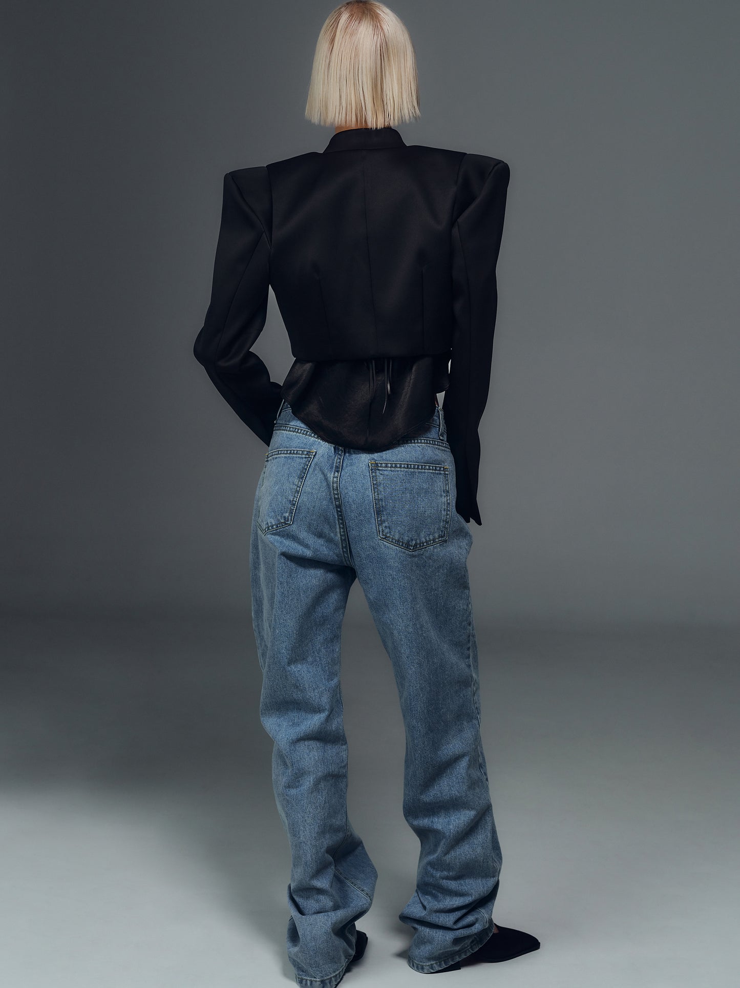 Full Length 70s Jeans, Blue
