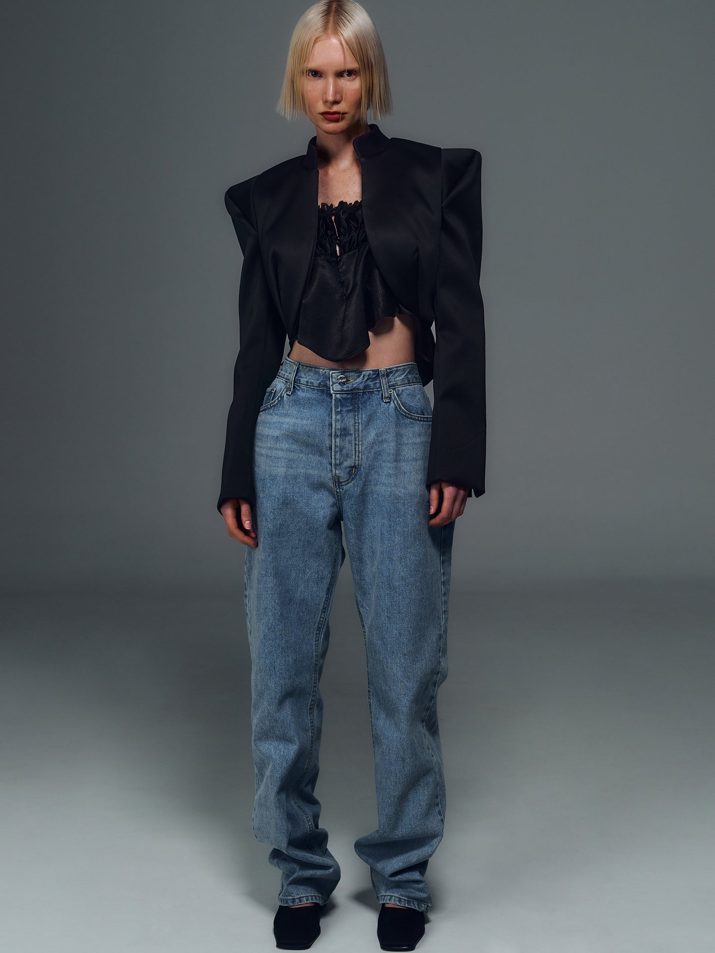 Full Length 70s Jeans, Blue