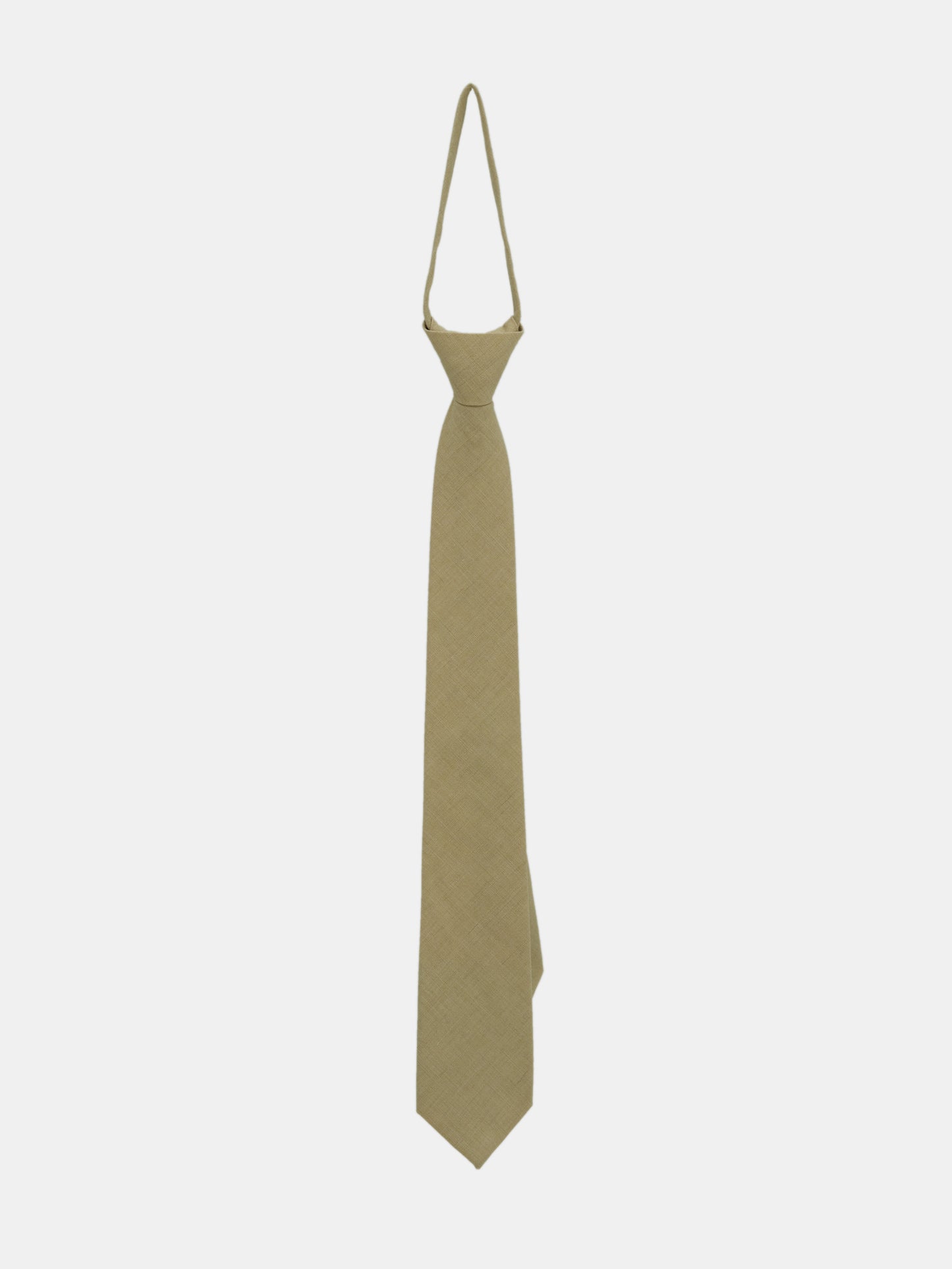 Glen Check Tie, Beige