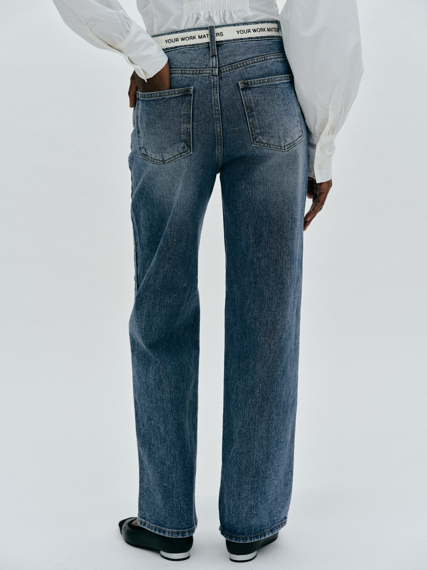 Your Work Matters Jeans, Blue