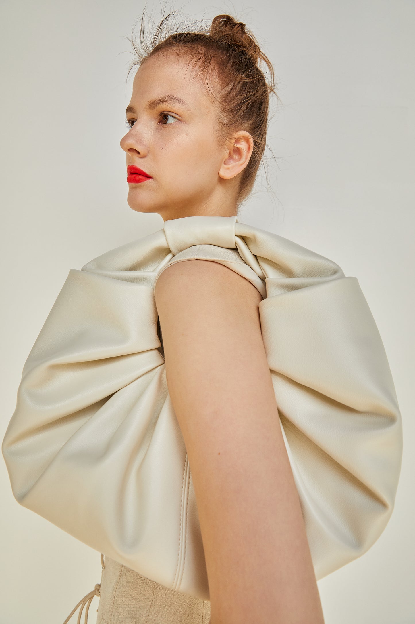 Croissant Bag, Ivory