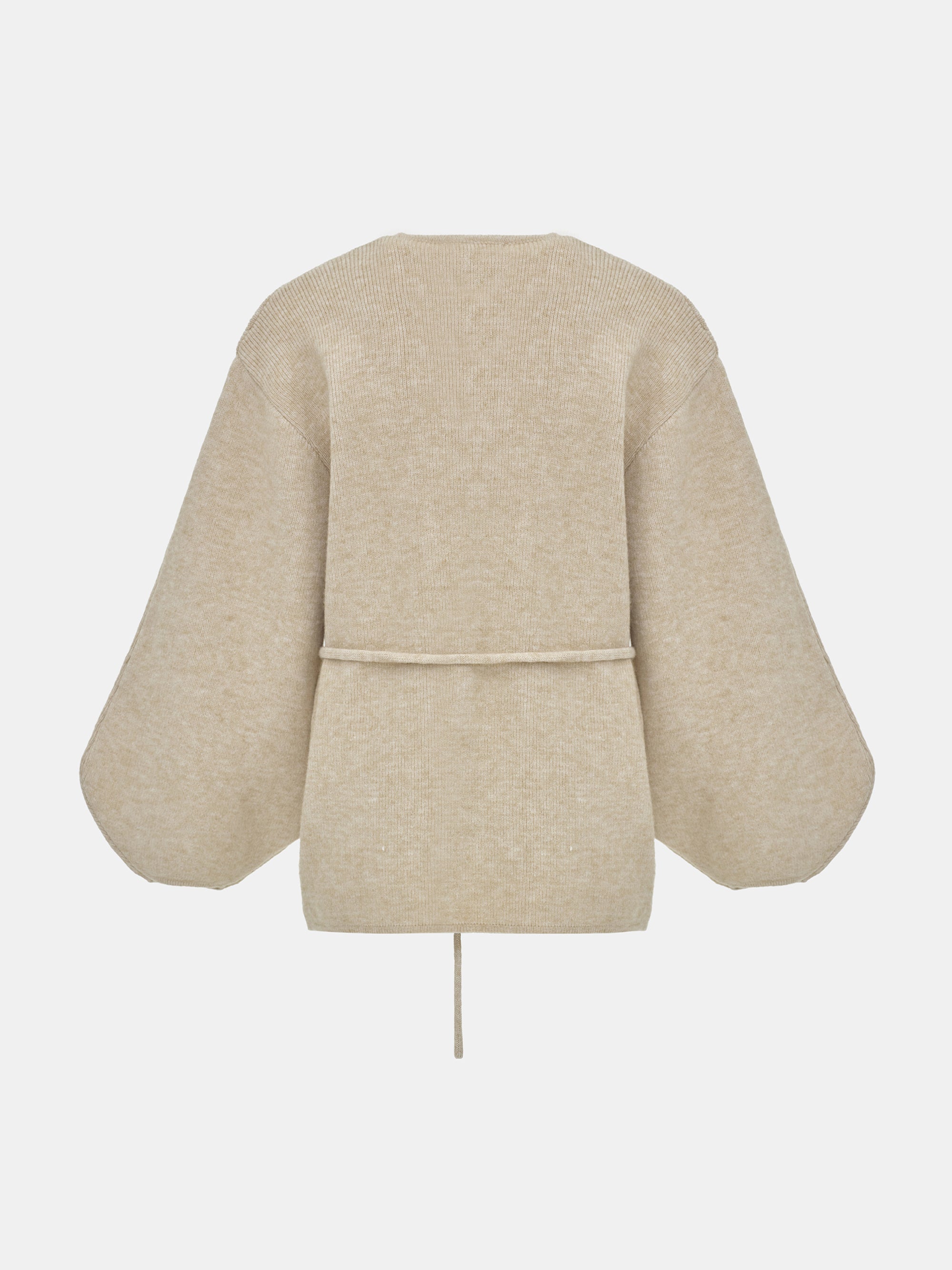 Robe Cardigan & Pants Set, Melange Beige