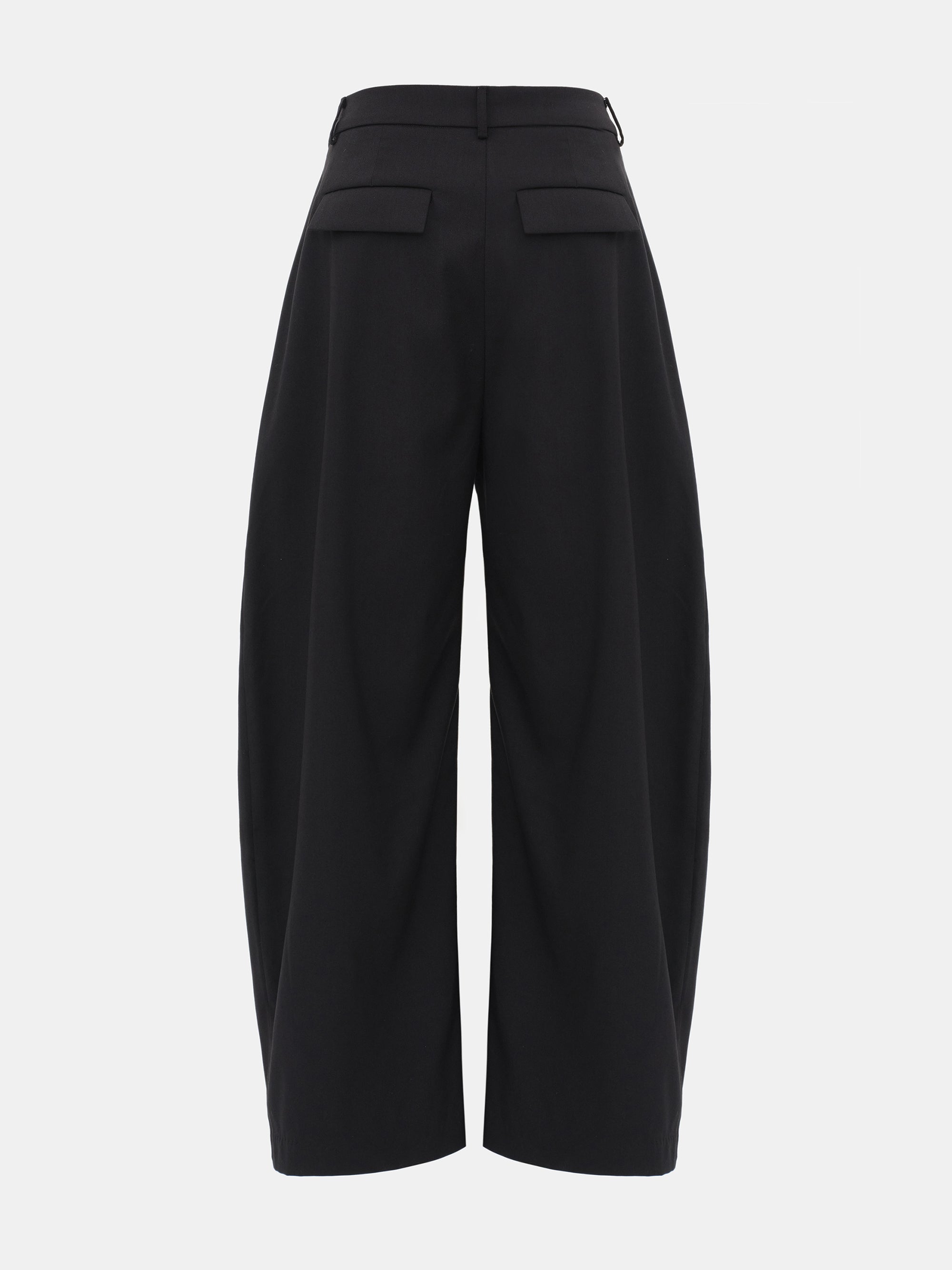 Relaxed Tailored Trousers, Black