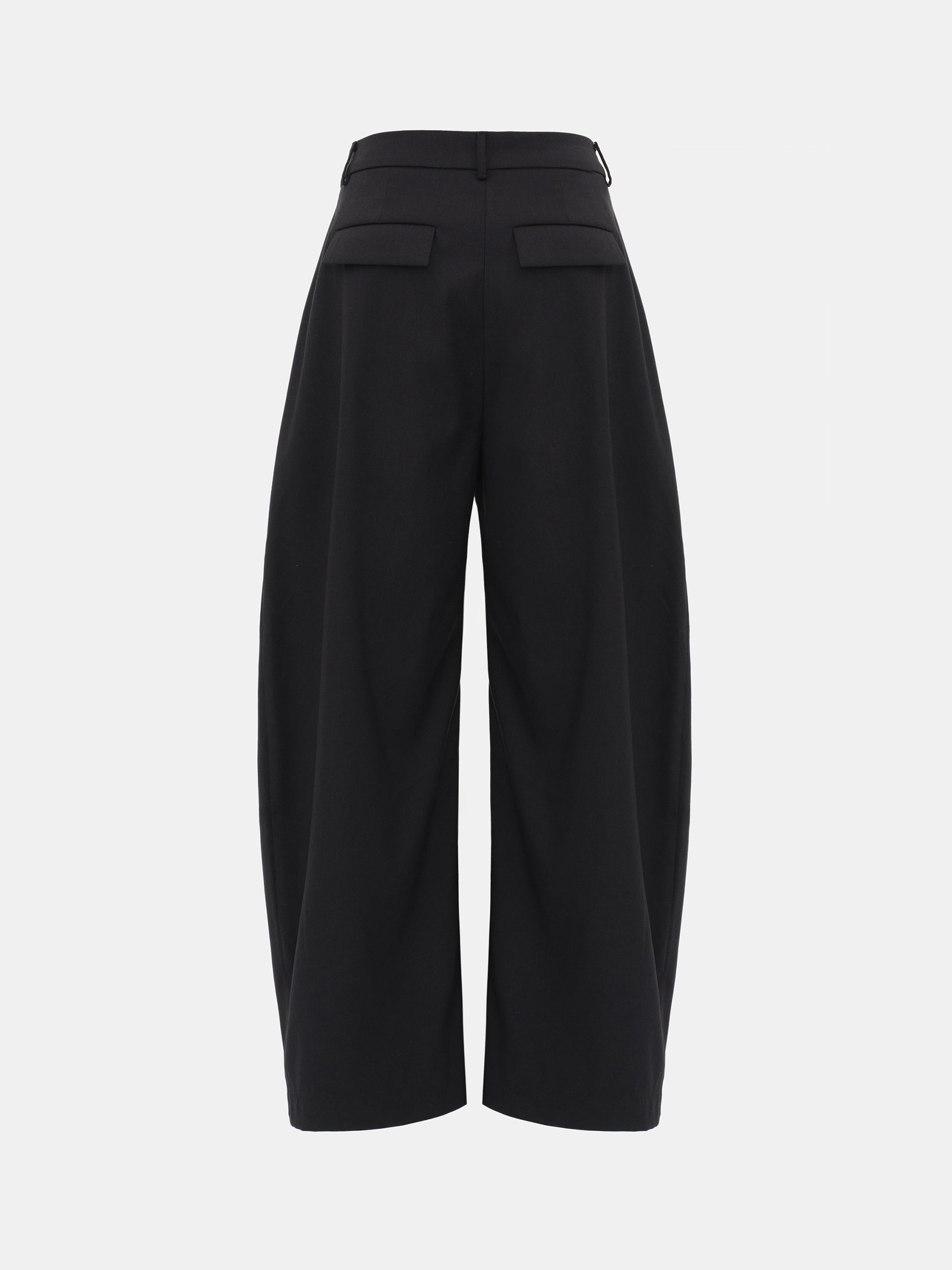 Relaxed Tailored Trousers, Black