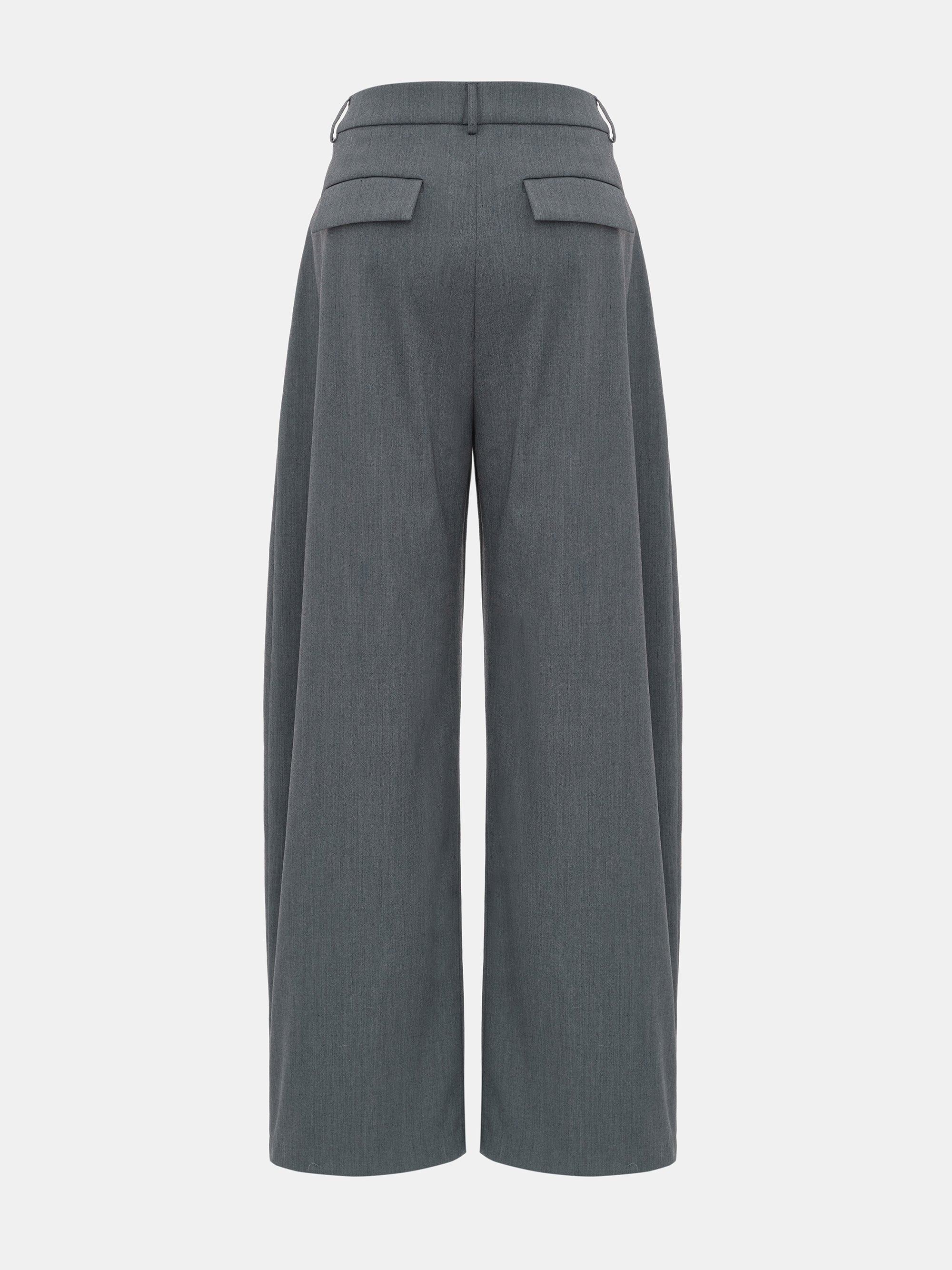Relaxed Tailored Trousers, Charcoal