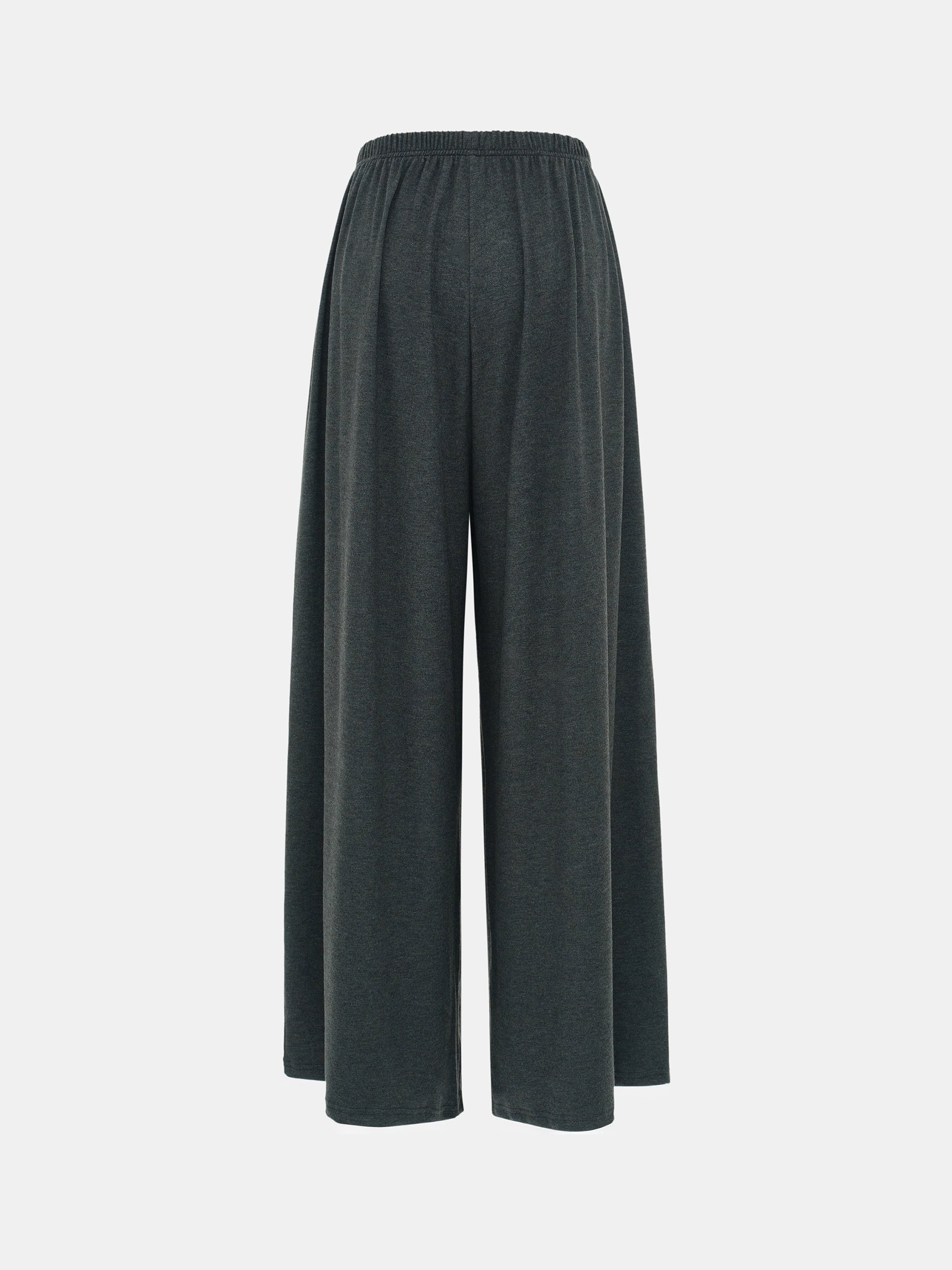Peached Jersey Lounge Pants, Charcoal