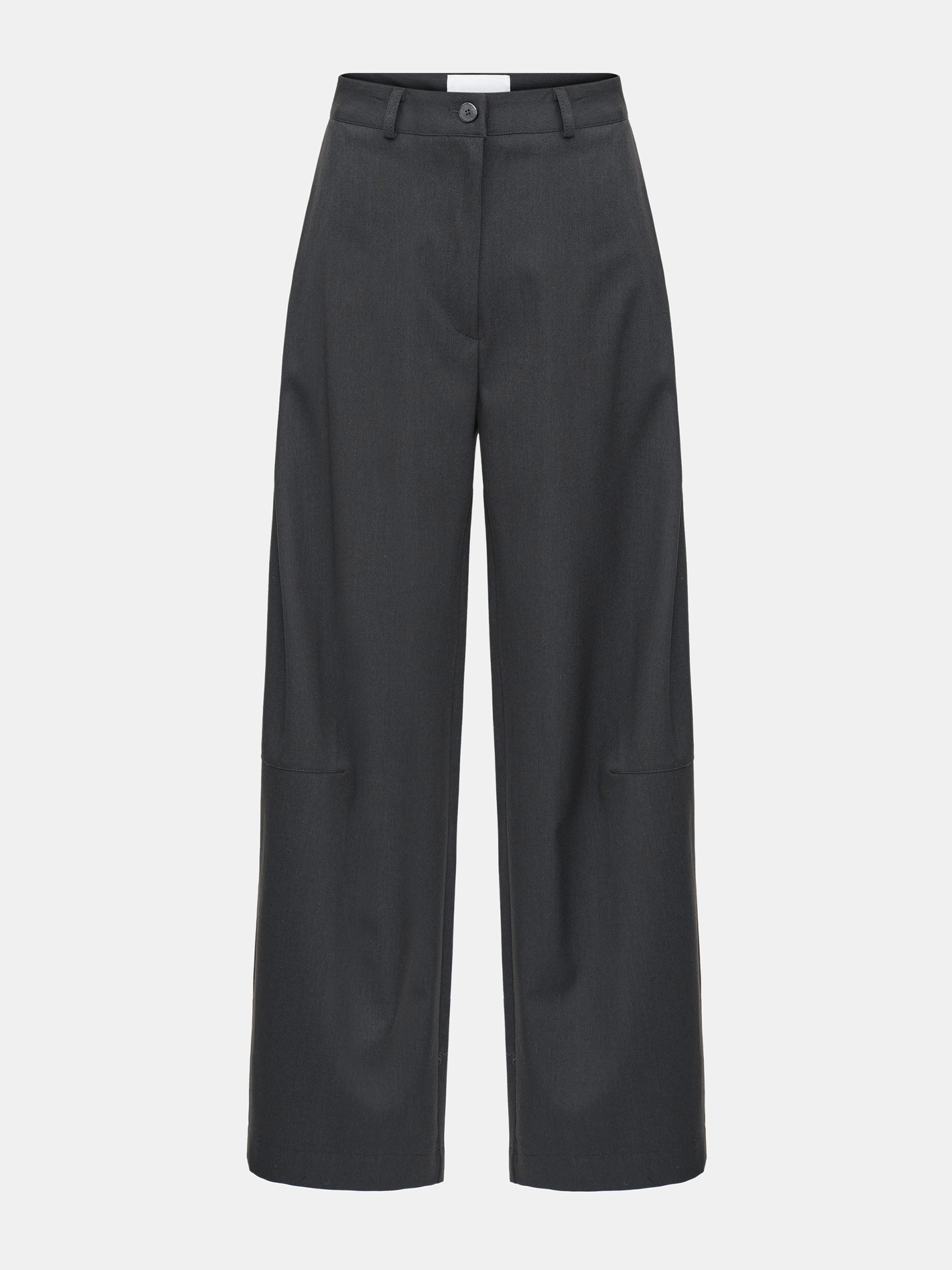 Pleated Trousers, Charcoal Grey