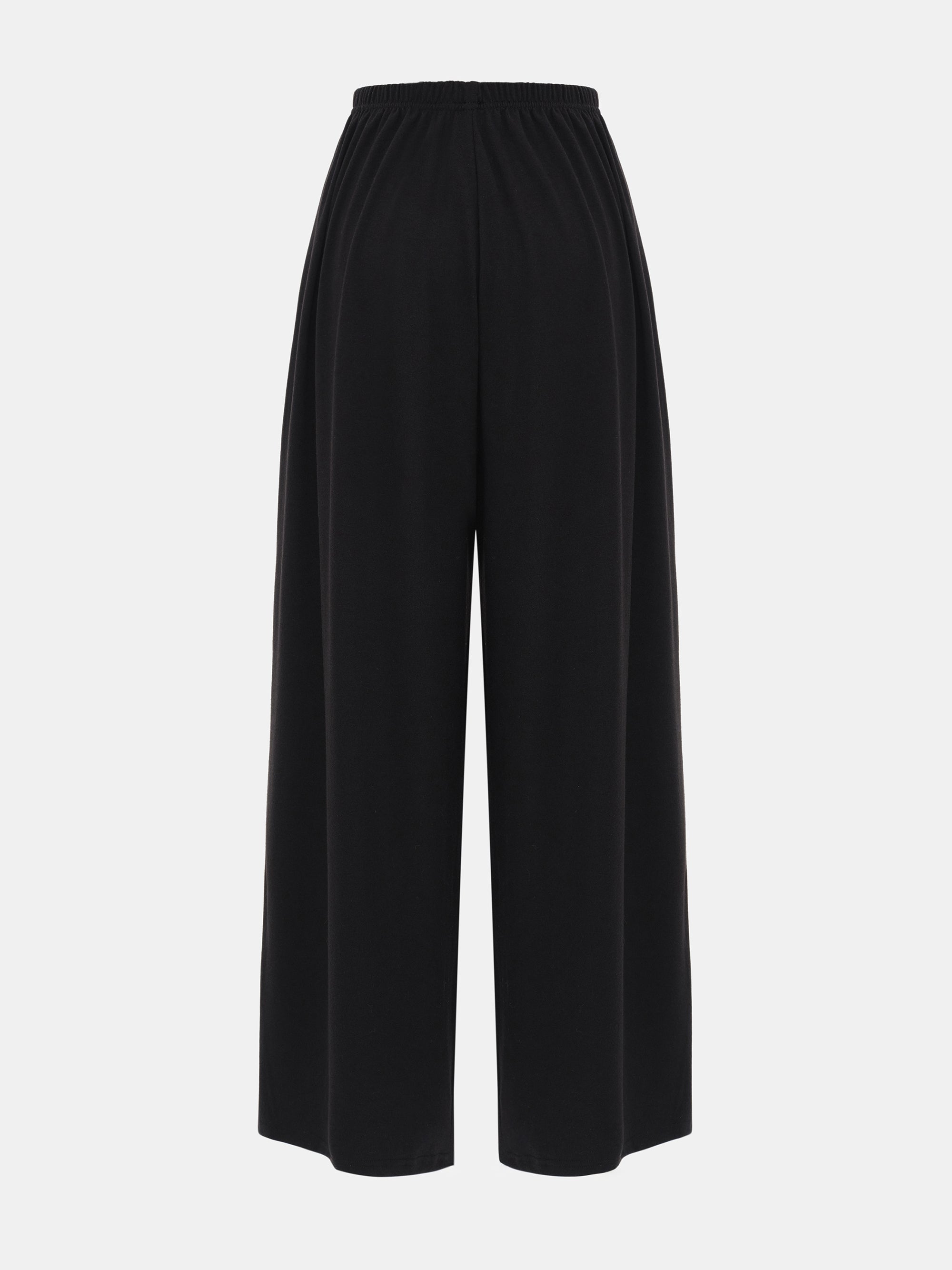 Peached Jersey Lounge Pants, Black