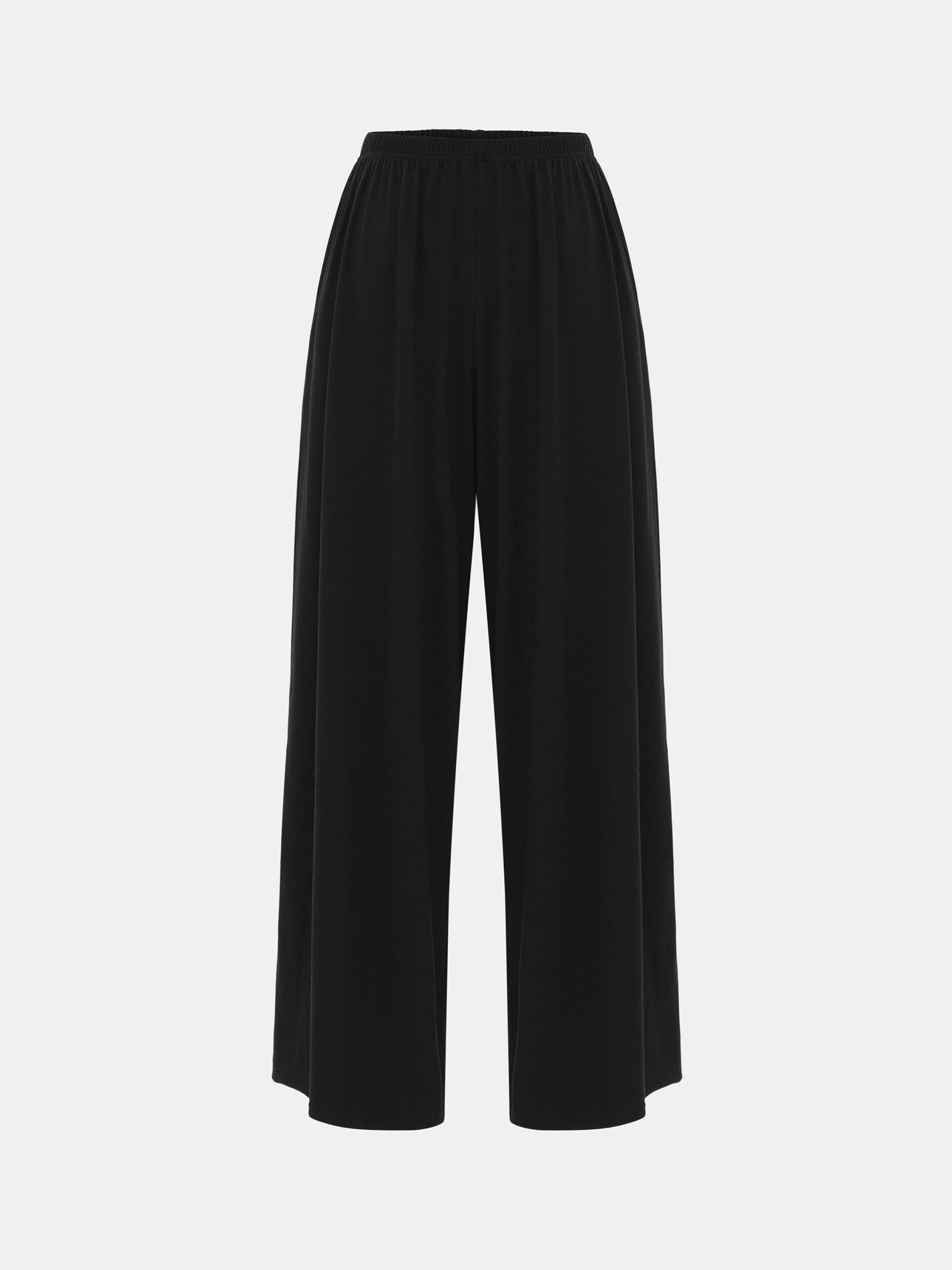 Peached Jersey Lounge Pants, Black