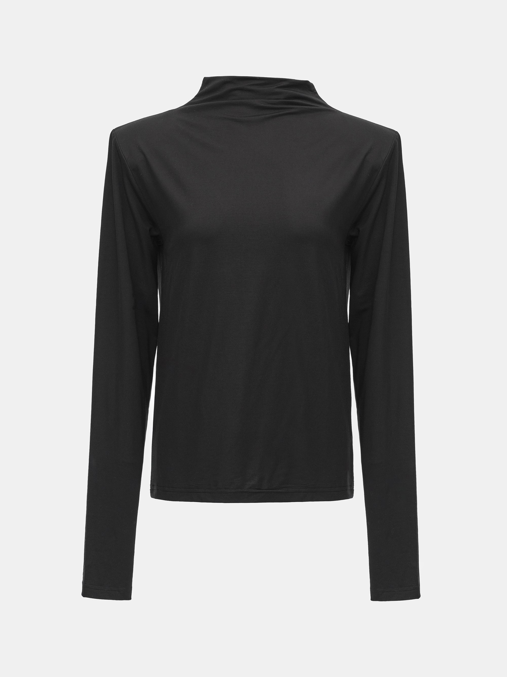 Padded Silky Top, Black