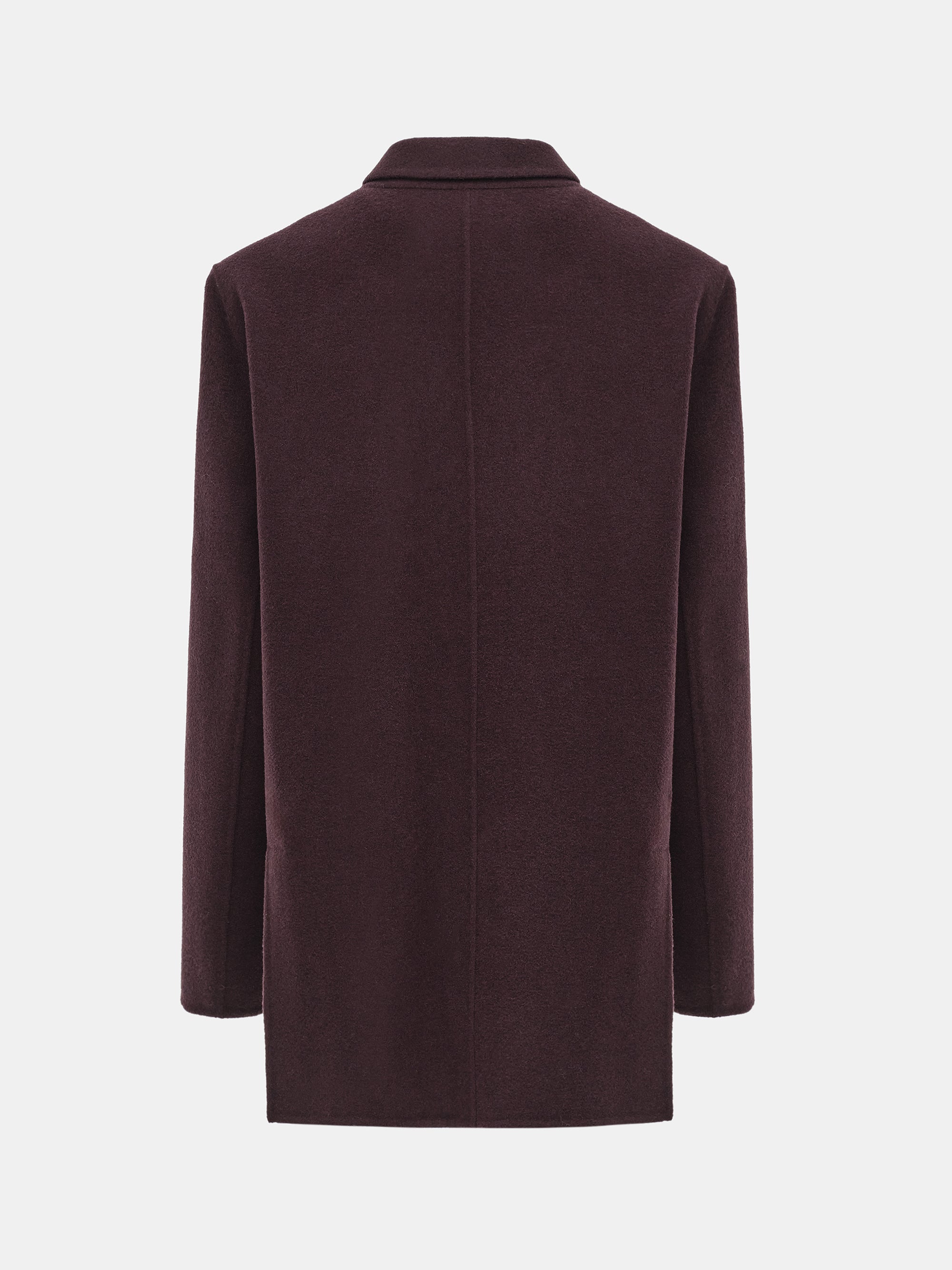 Tailored Wool Blazer, Wine