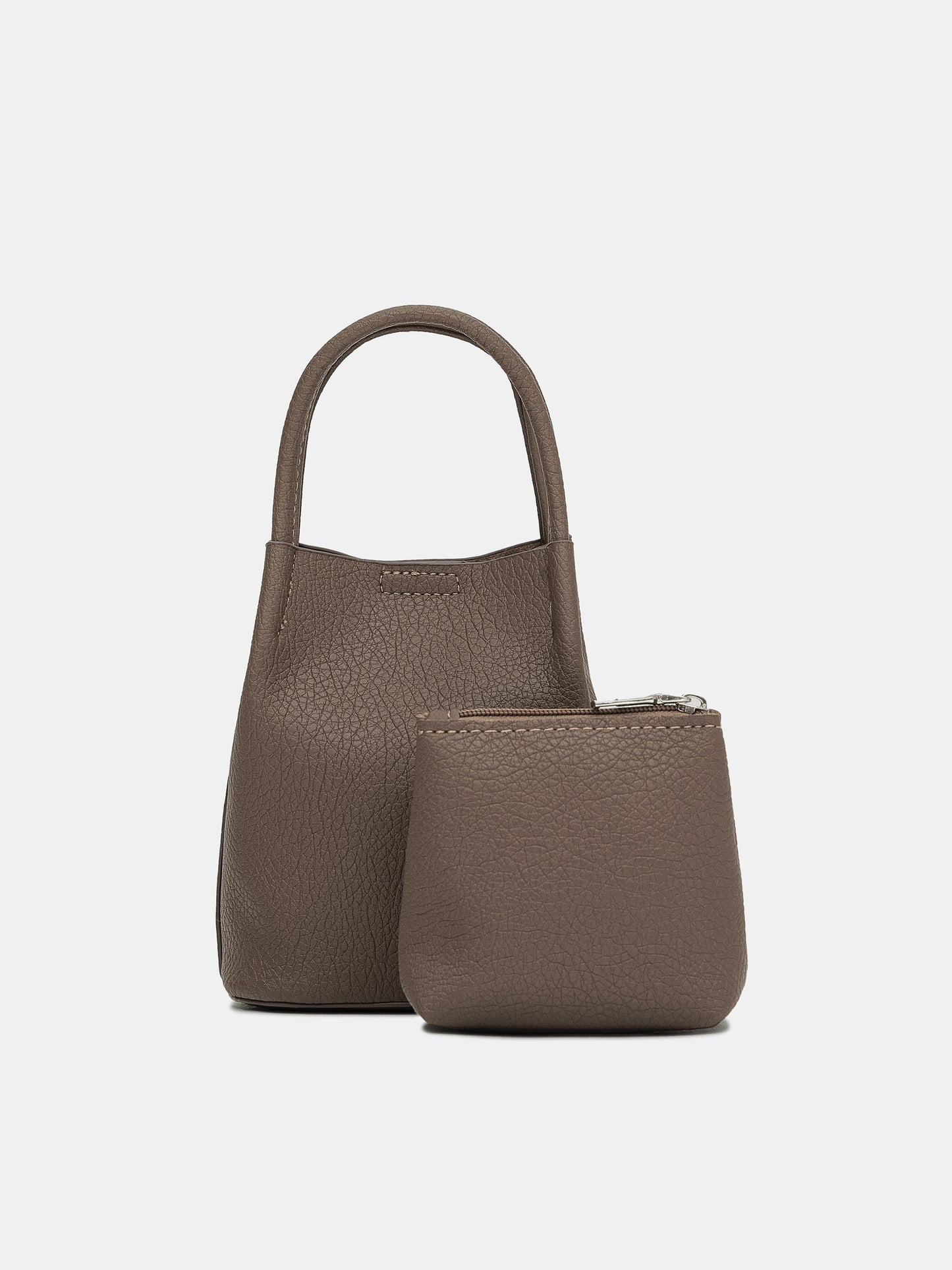 Top Handle Mini Bag, Walnut SourceUnknown