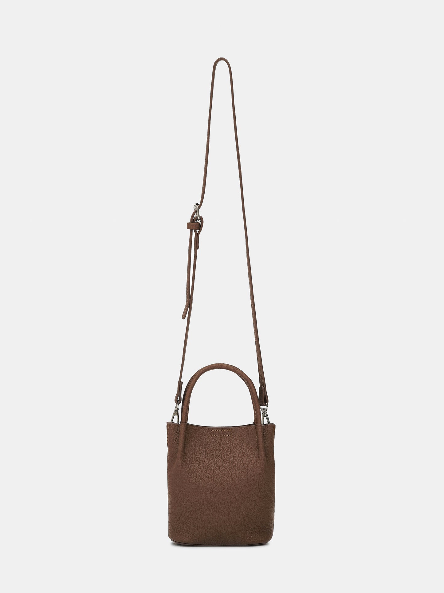 Top Handle Mini Bag, Brown SourceUnknown