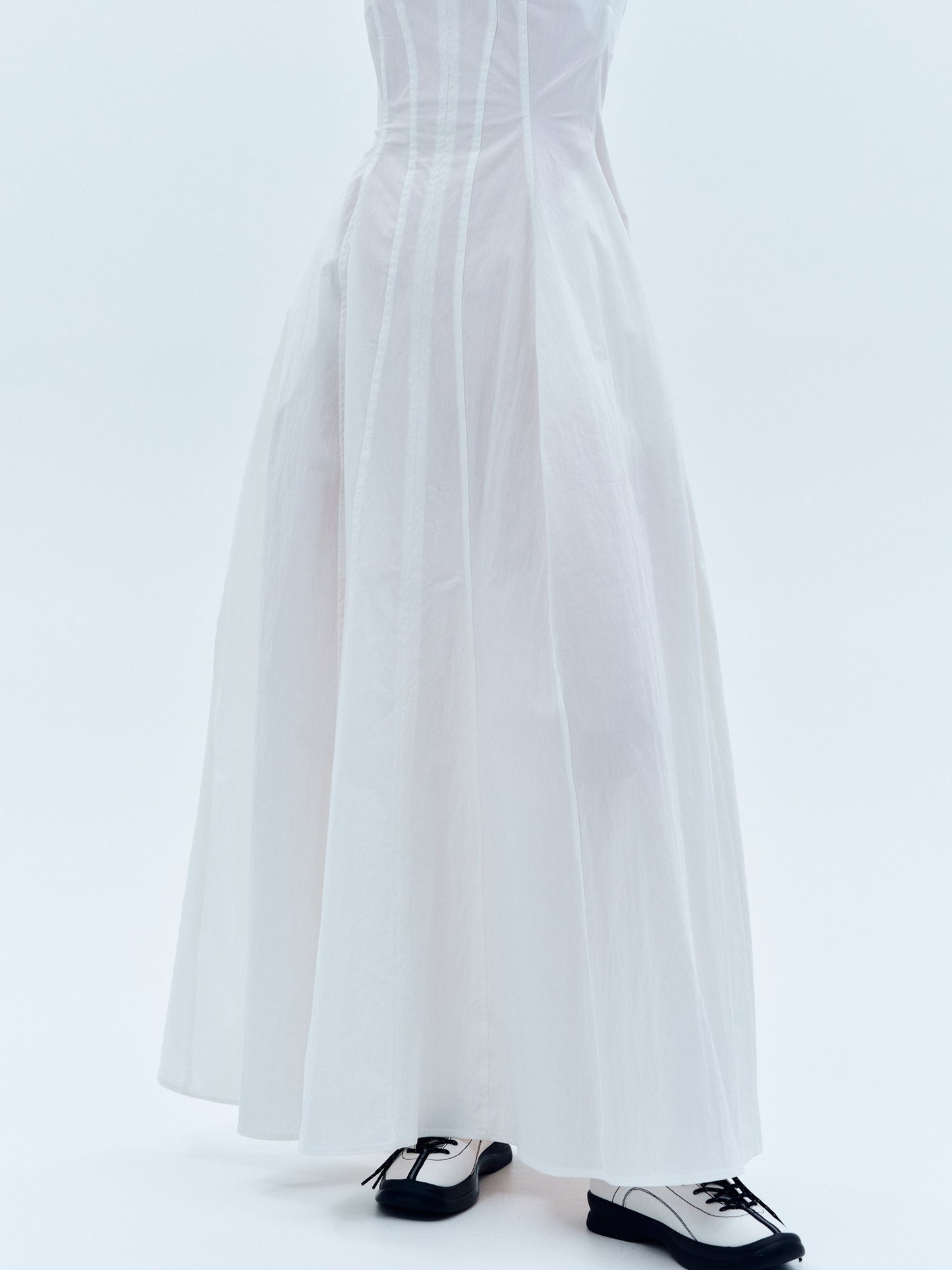 Corset Maxi Dress, White