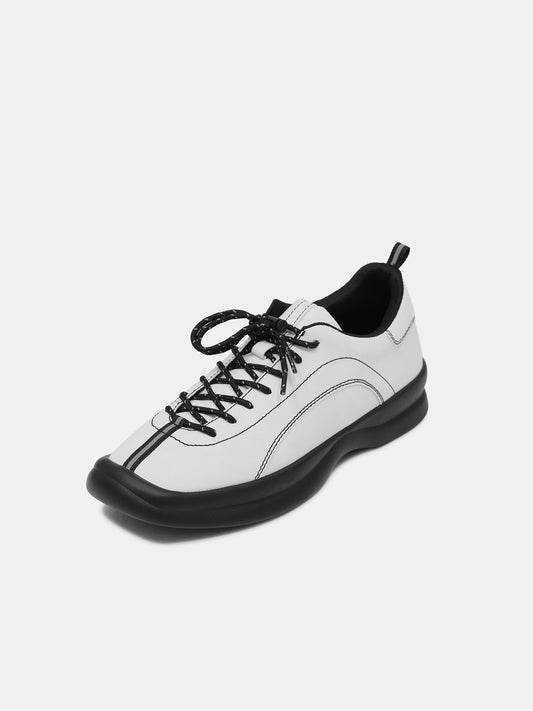 Architecture Trainer Sneakers, Ivory