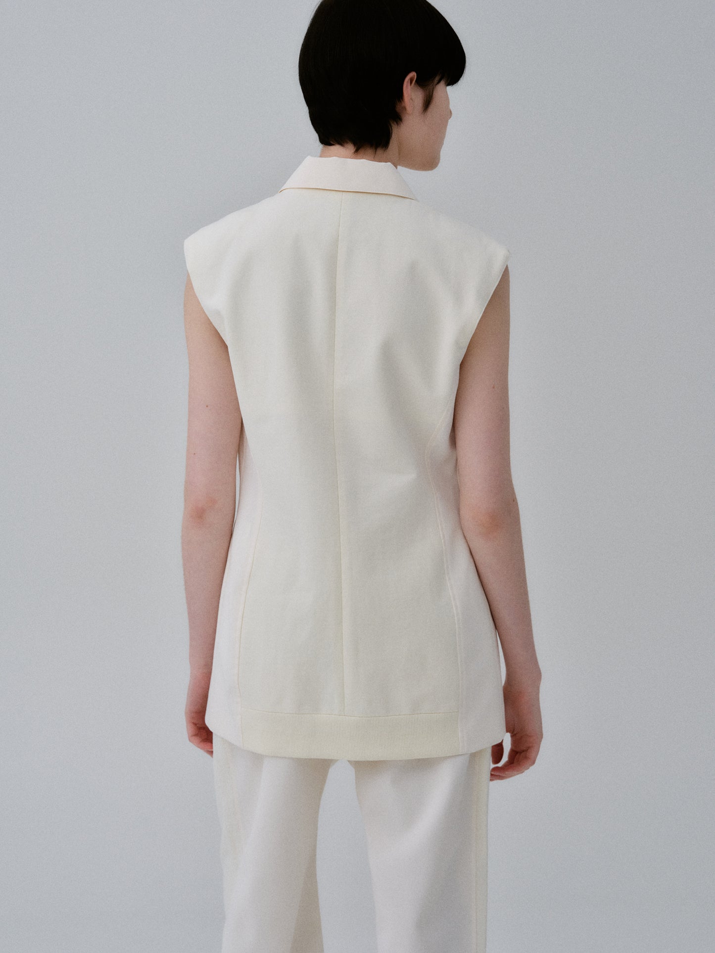 Lounge Suit Vest, Ivory