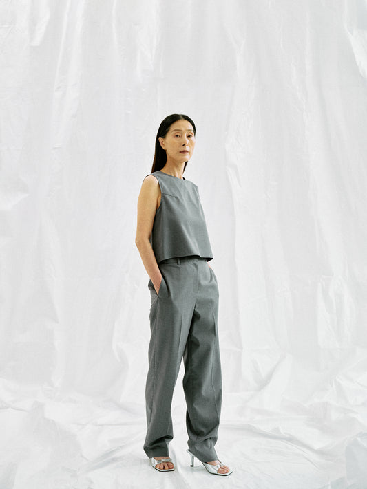Sleeveless Suit Top, Anchor