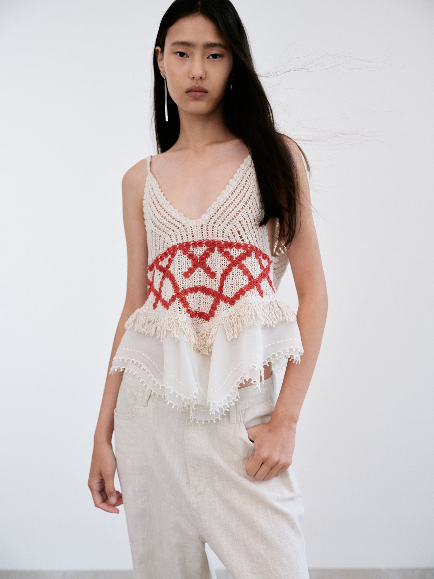 Crochet Camisole, Natural SourceUnknown