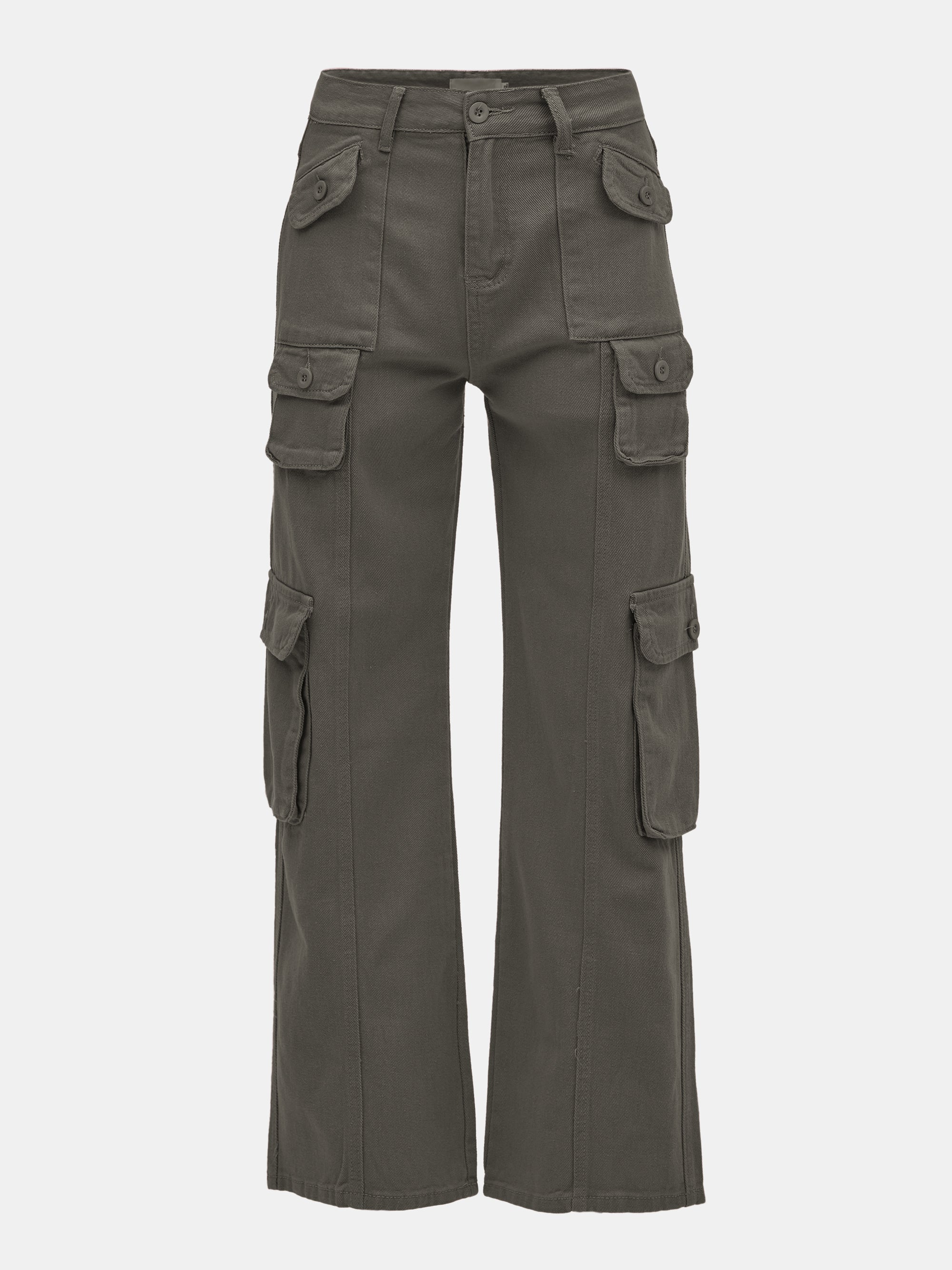 MultiPocket Cargo Jeans, Khaki SourceUnknown