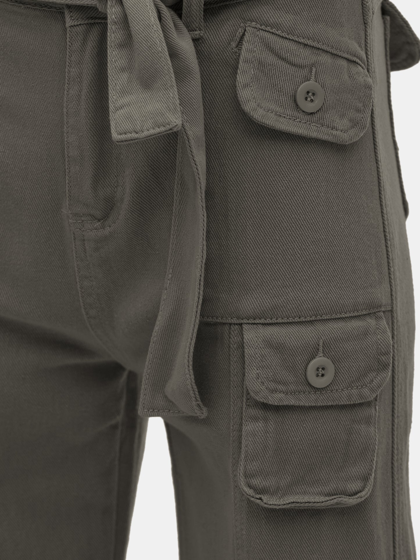 MultiPocket Cargo Jeans, Khaki SourceUnknown