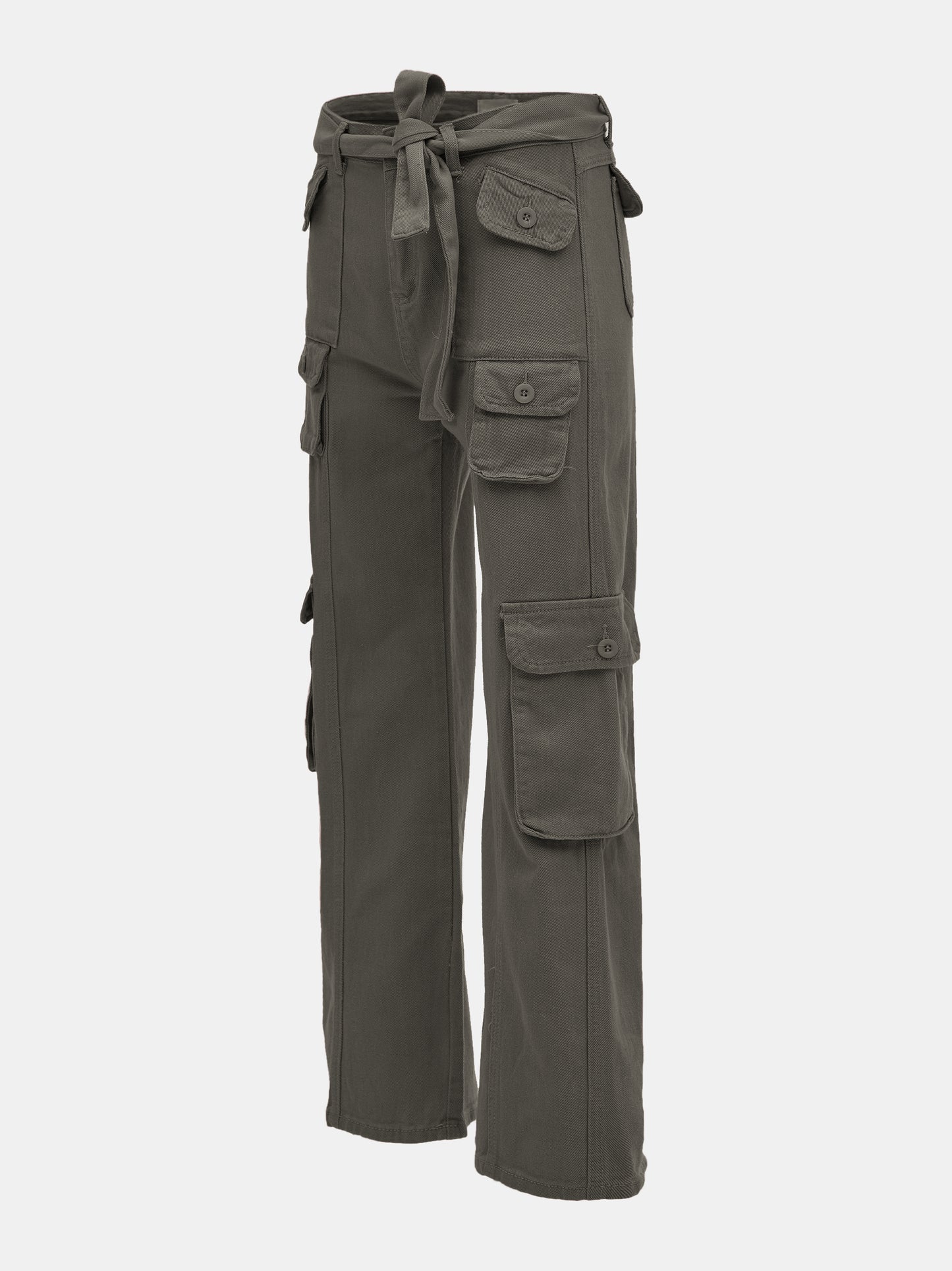 MultiPocket Cargo Jeans, Khaki SourceUnknown