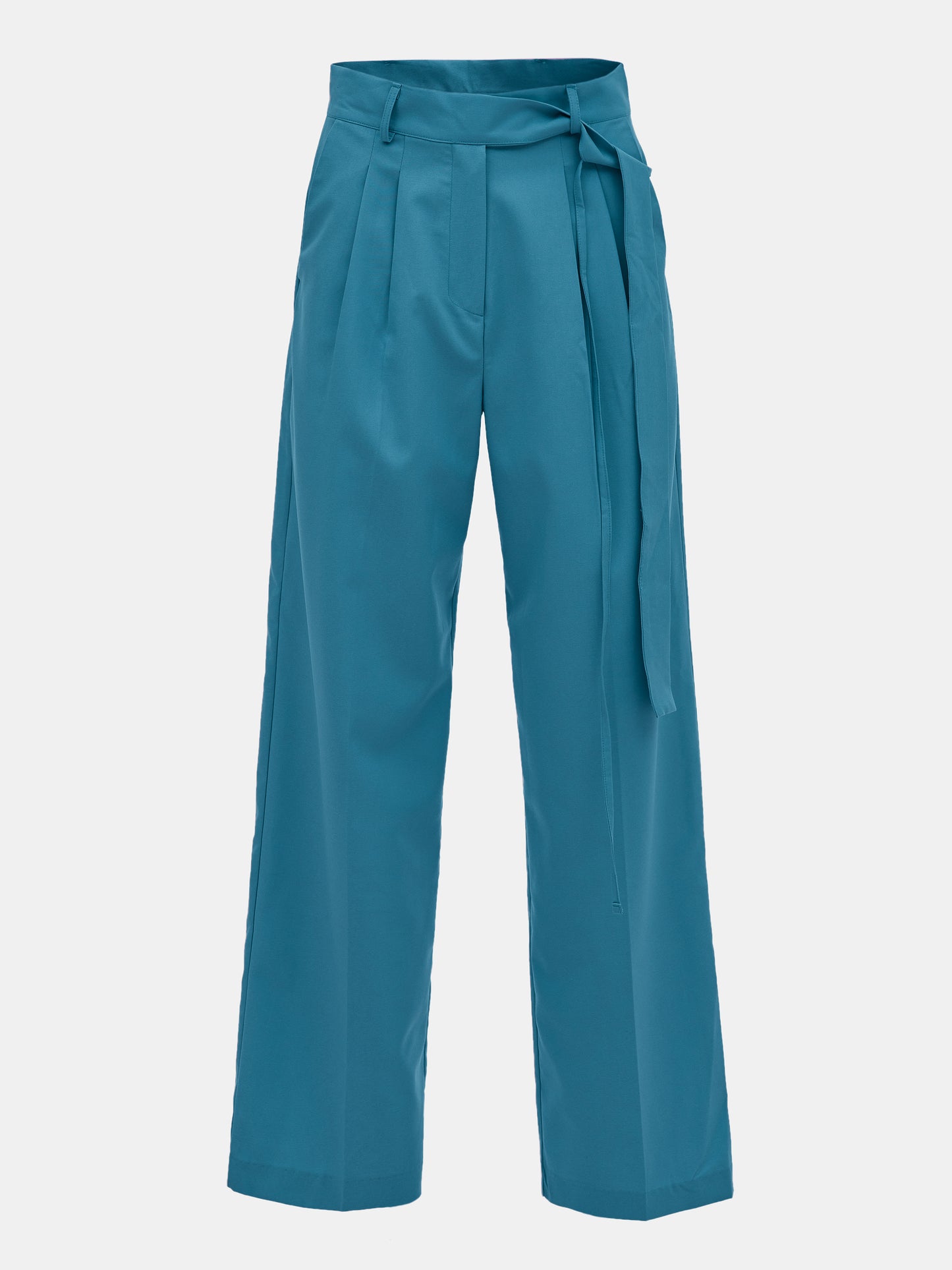 Extended Belt Trousers, Teal